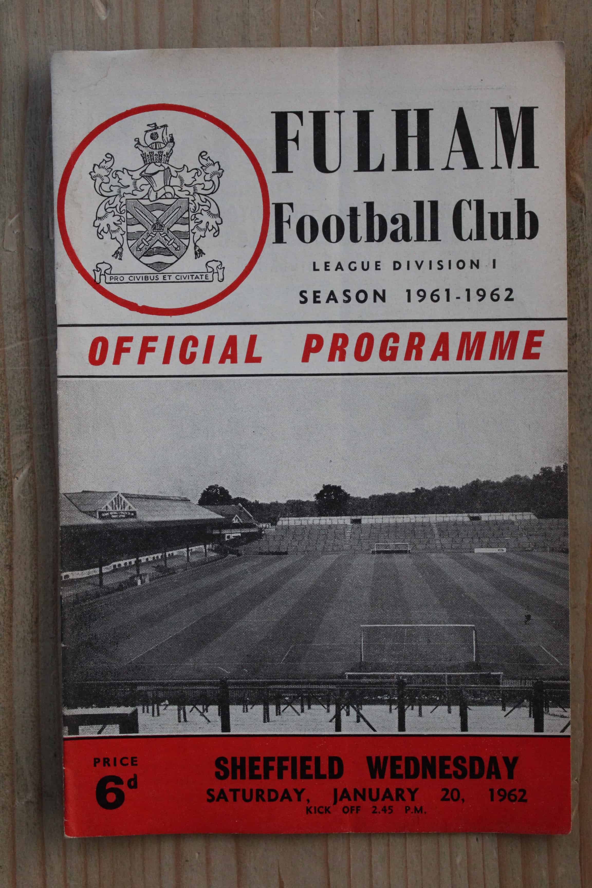 Fulham FC v Sheffield Wednesday FC 