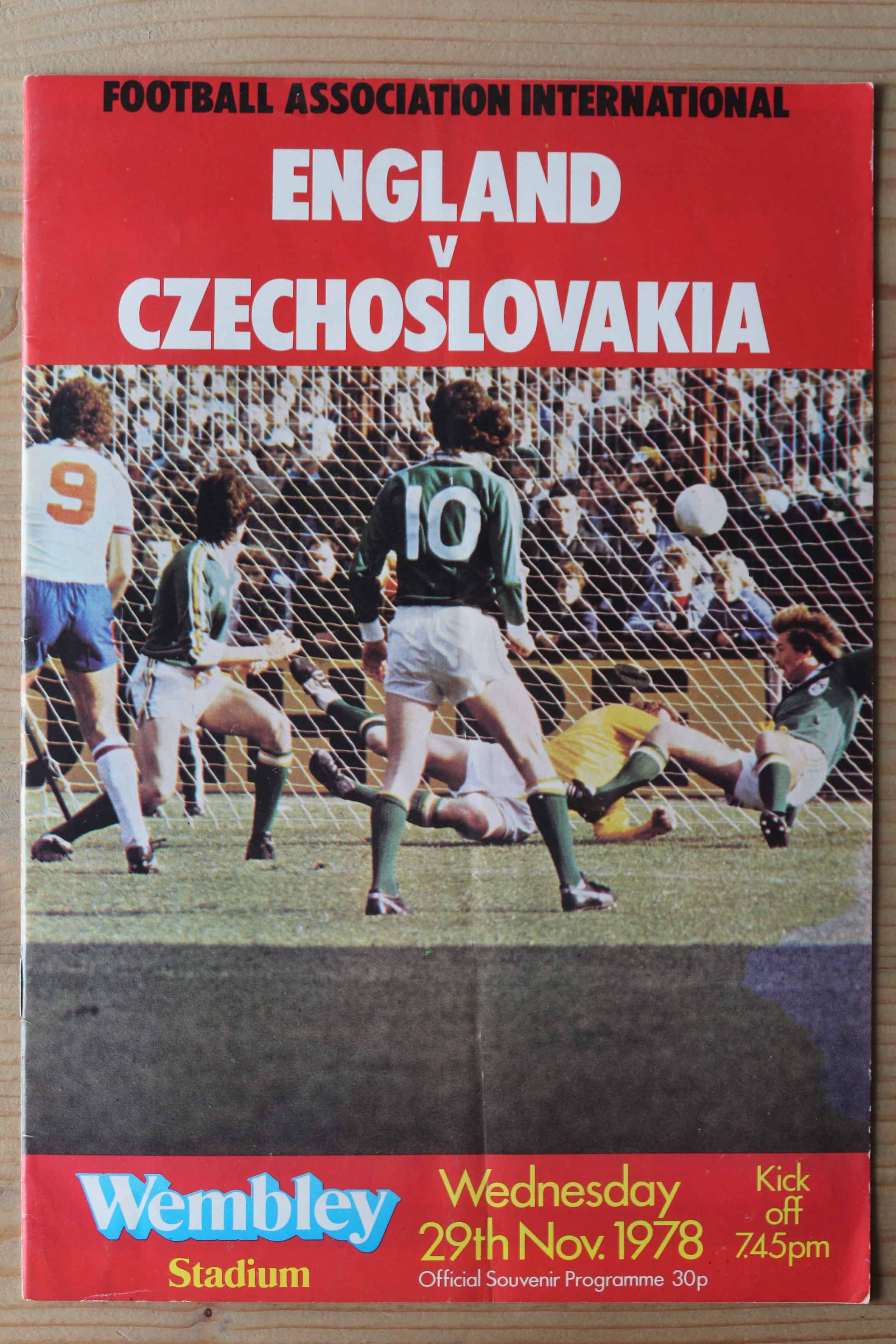 England v Czechoslovakia