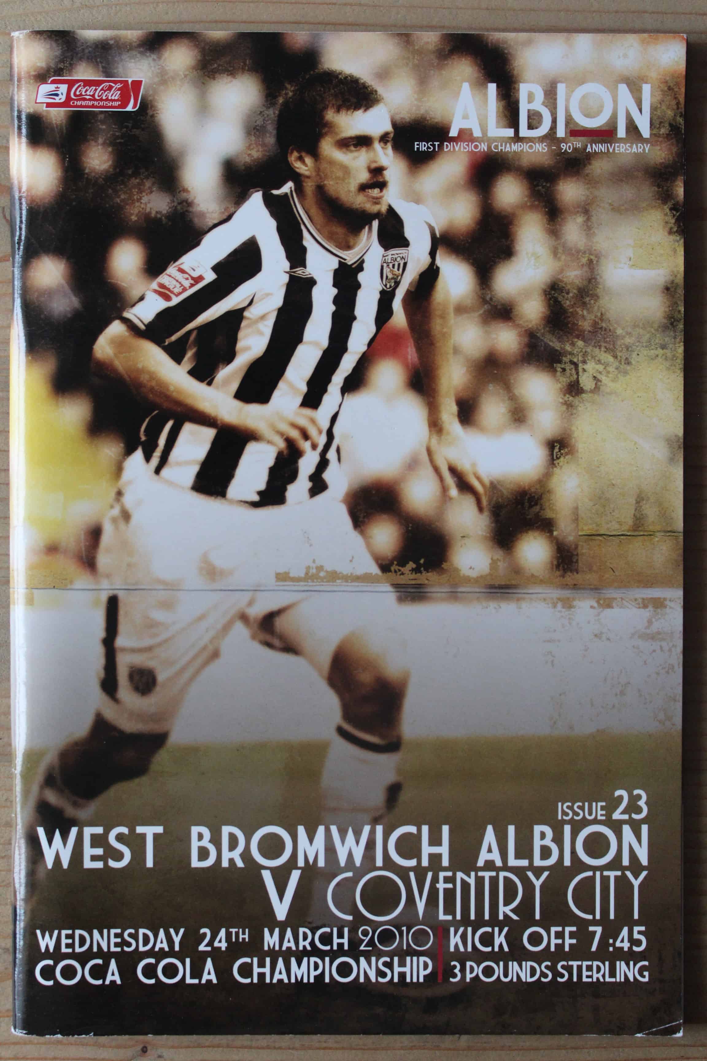 West Bromwich Albion FC  v Coventry City FC