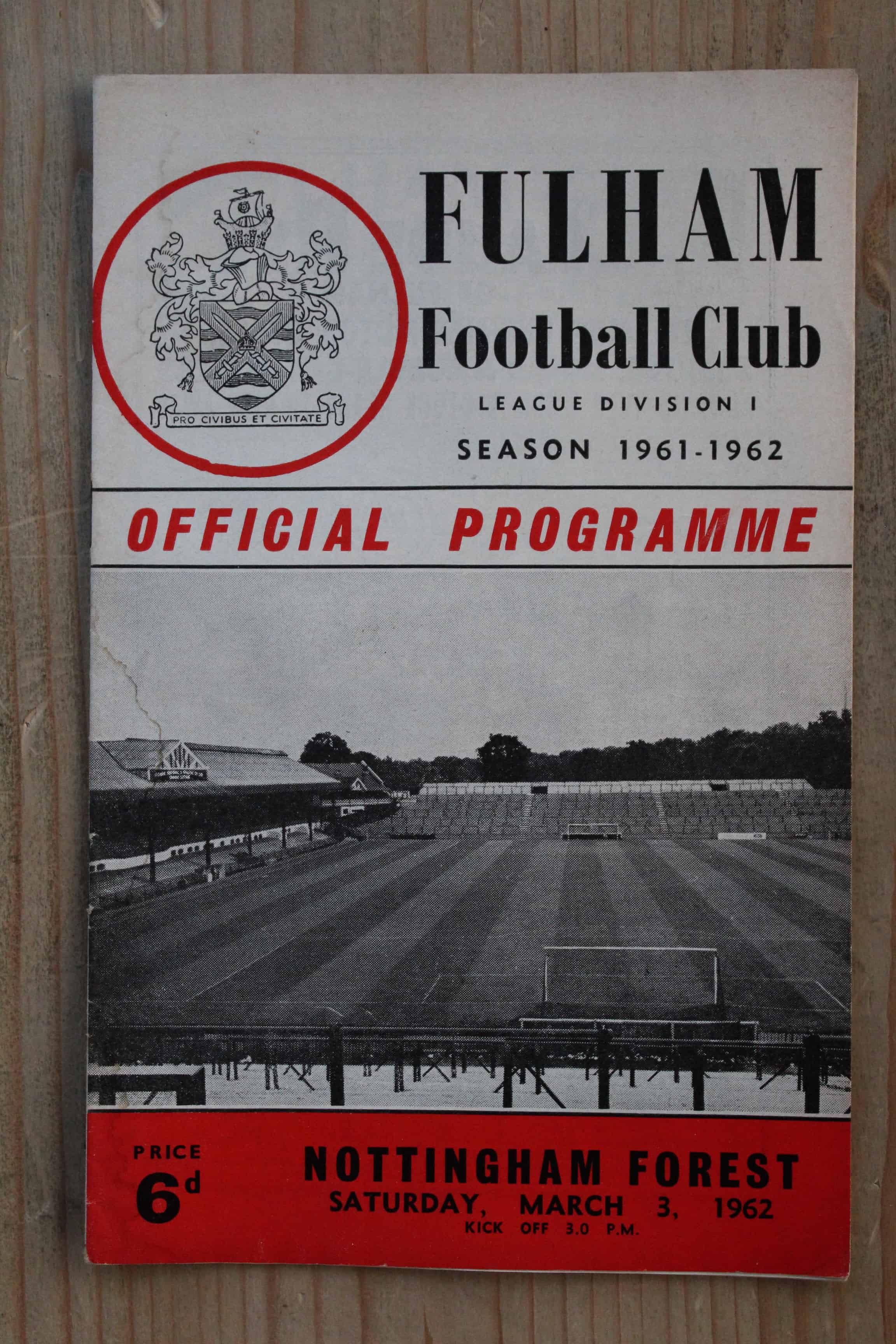 Fulham FC v Nottingham Forest FC