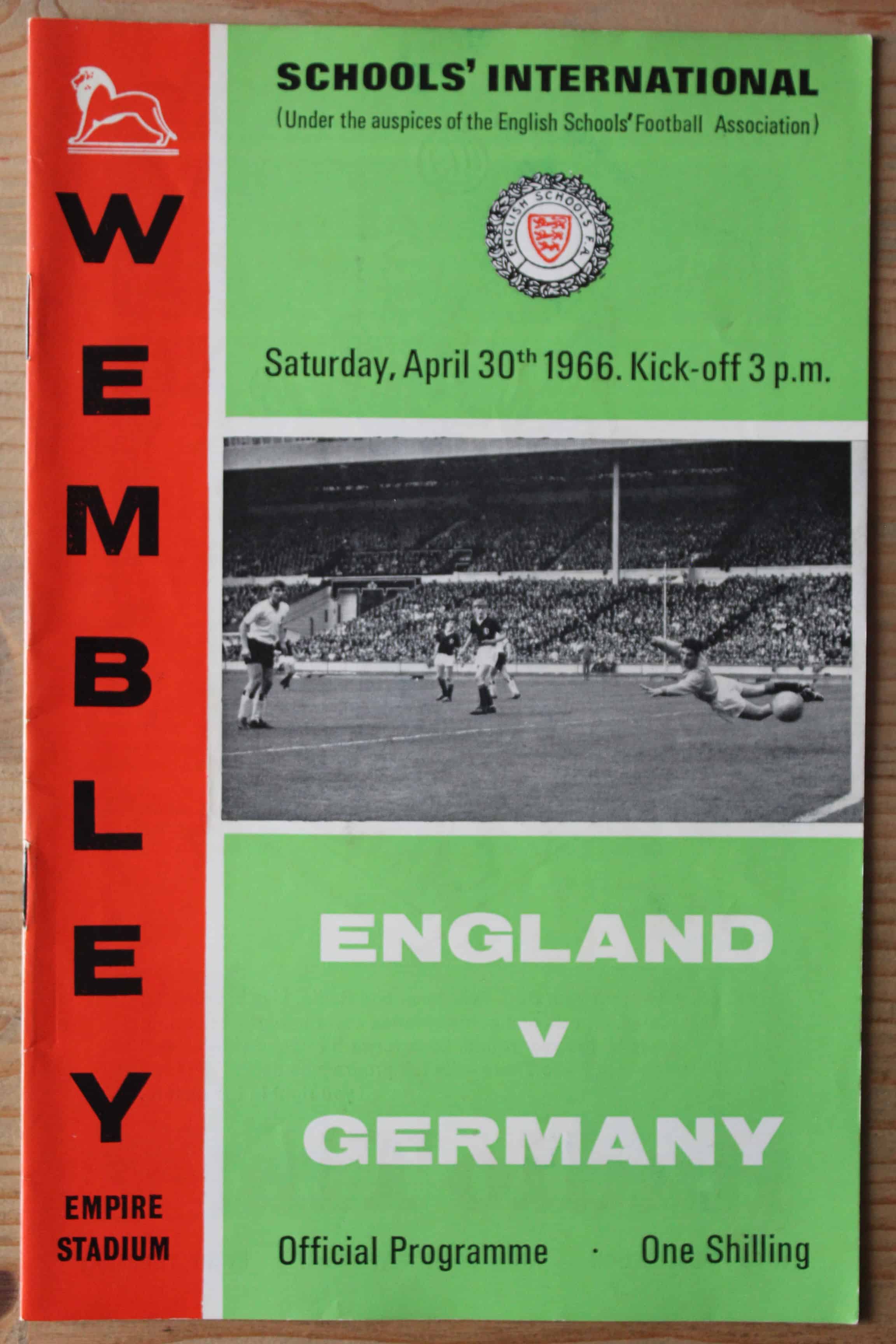 England (Schools) v Germany (Schools)