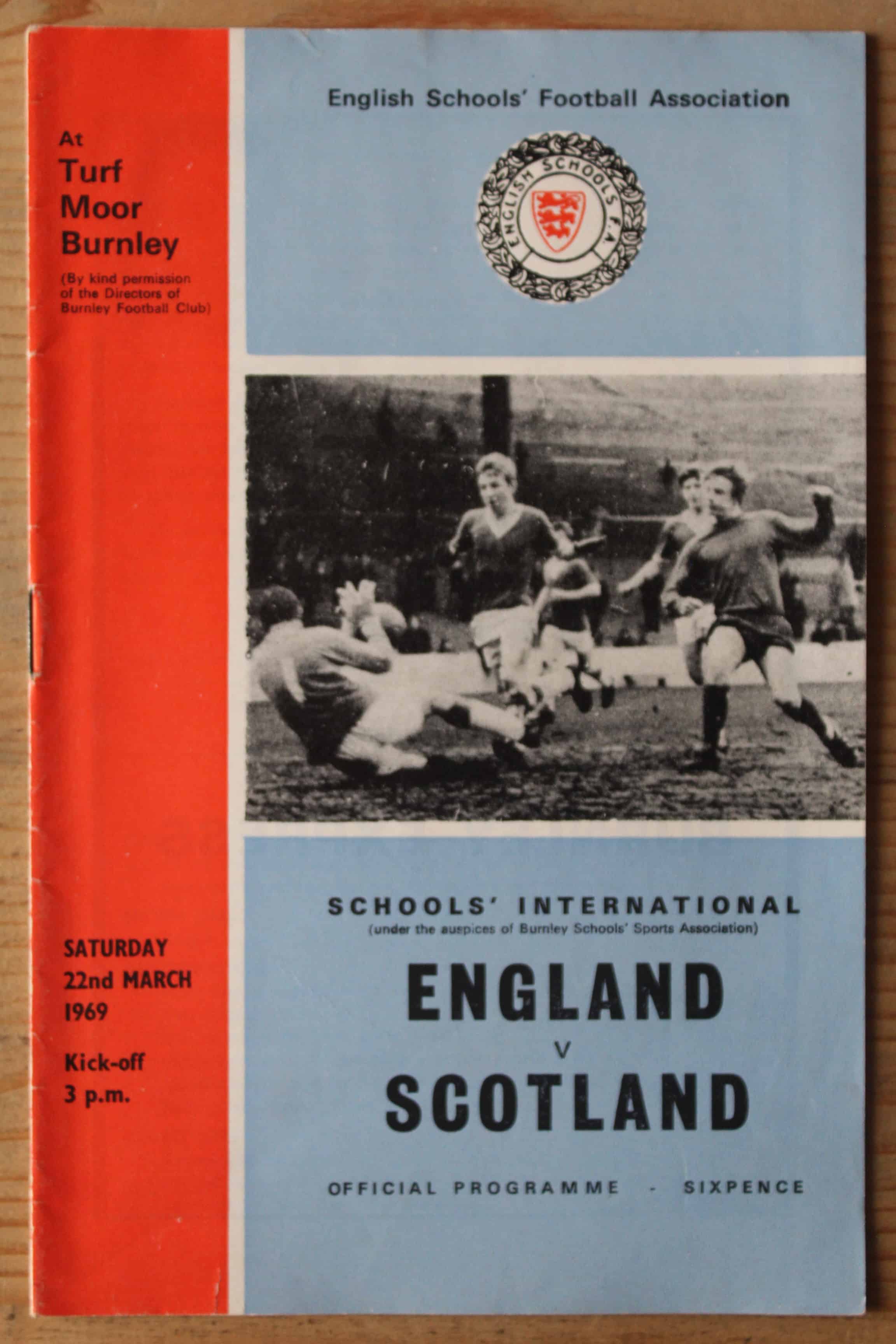 England (Schools) v Scotland (Schools)