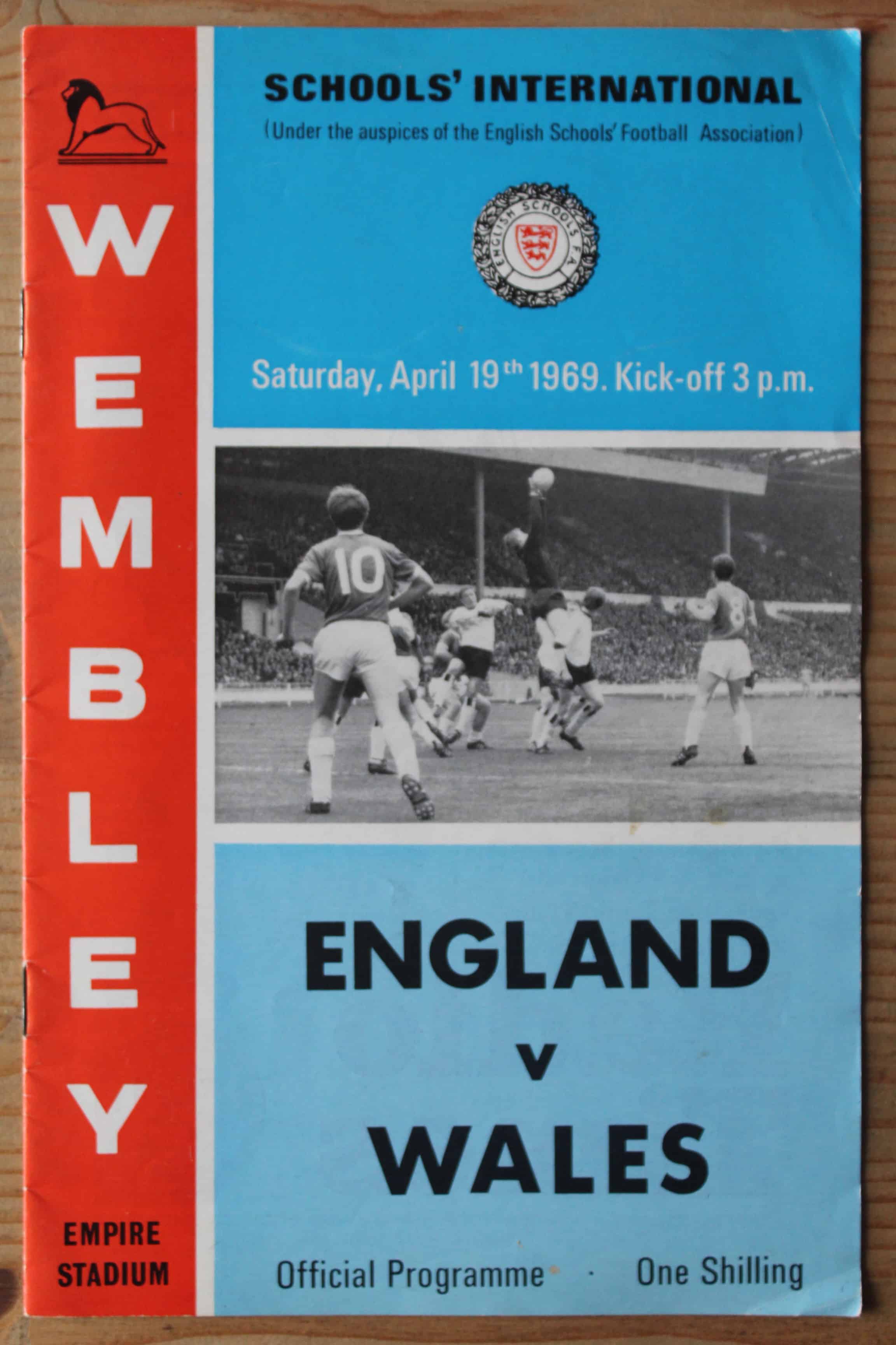 England (Schools) v Wales (Schools)