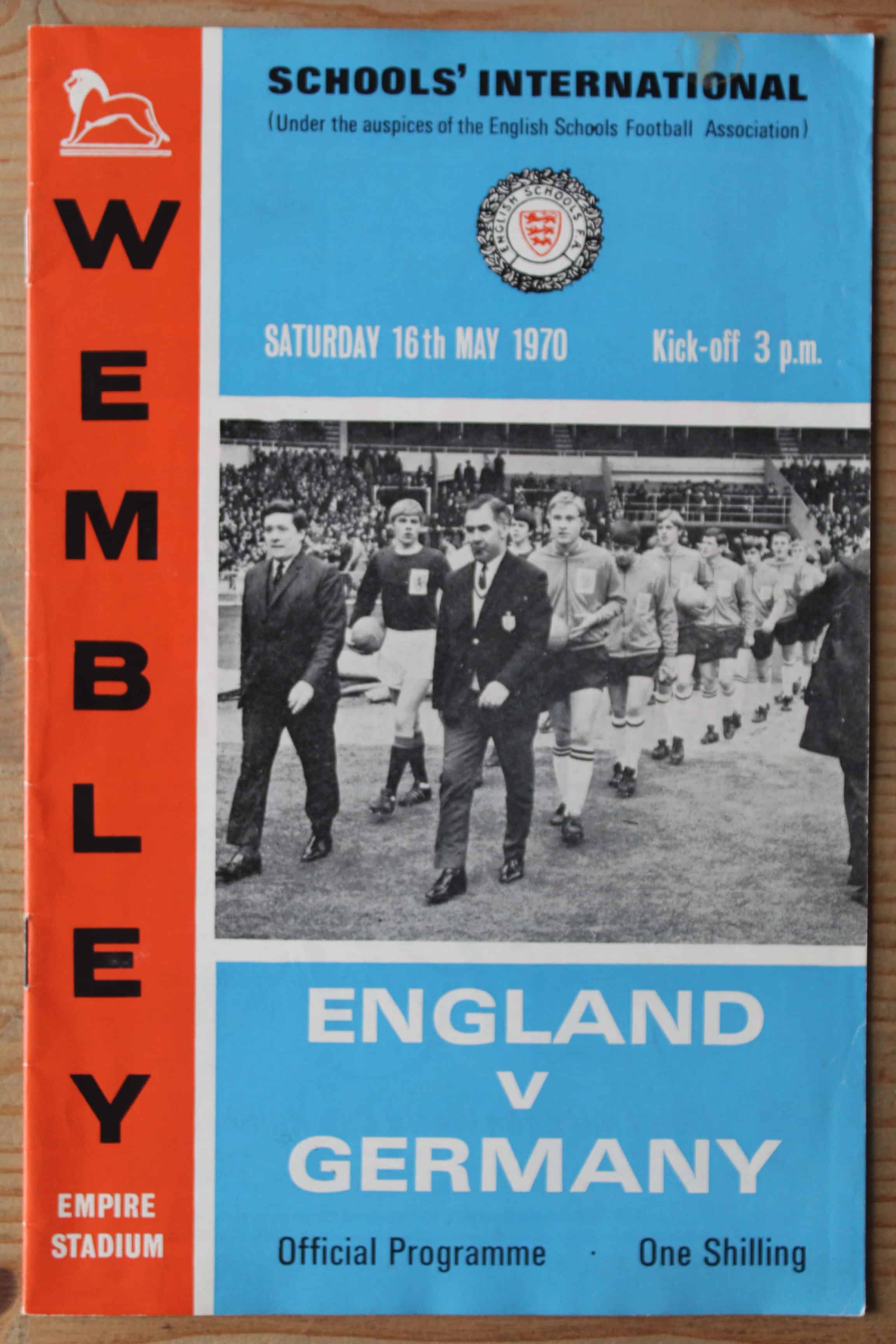 England (Schools) v Germany (Schools)