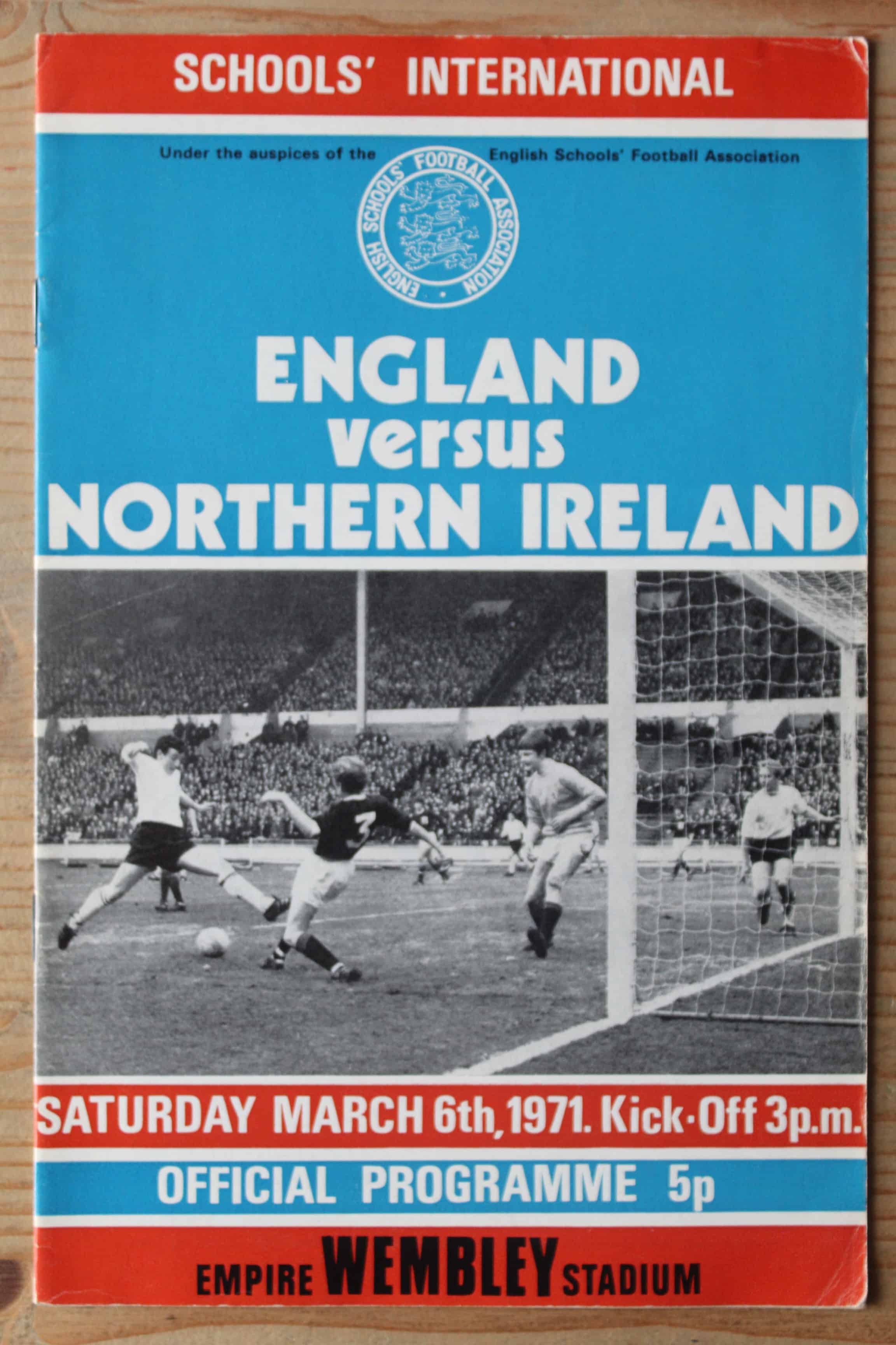 England (Schools) v Northern Ireland (Schools)
