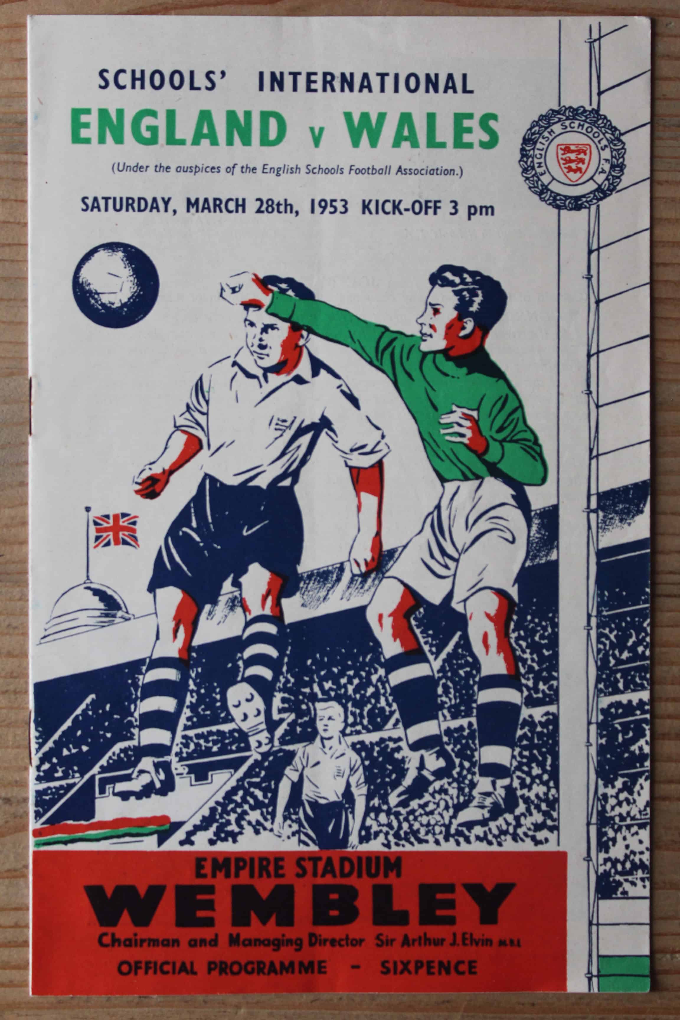 England (Schools) v Wales (Schools)