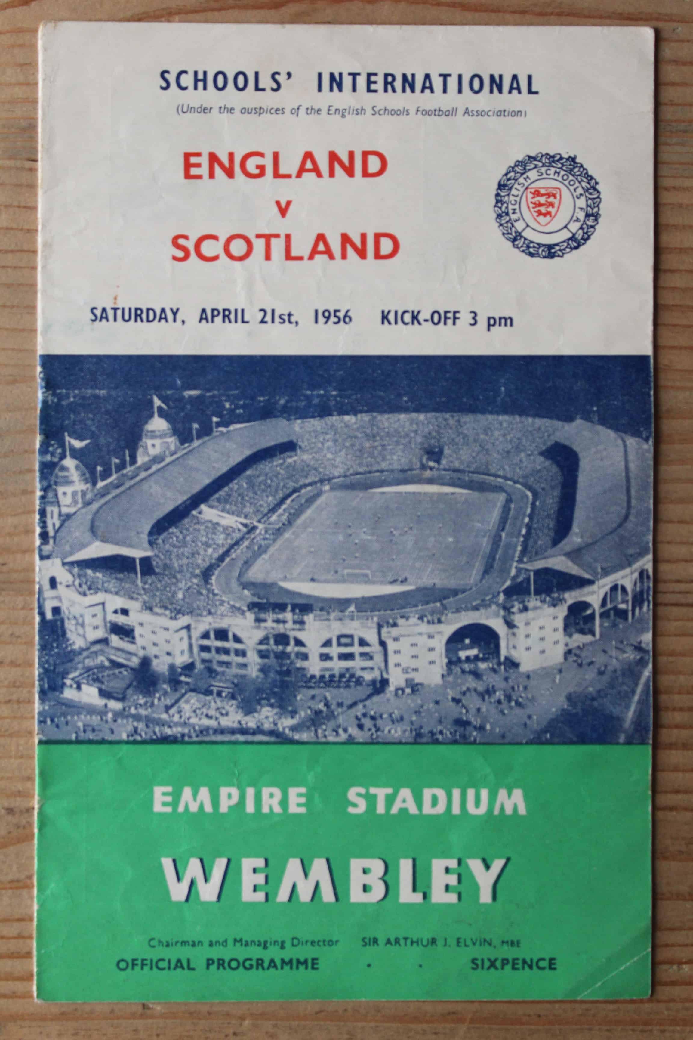 England (Schools) v Scotland (Schools)