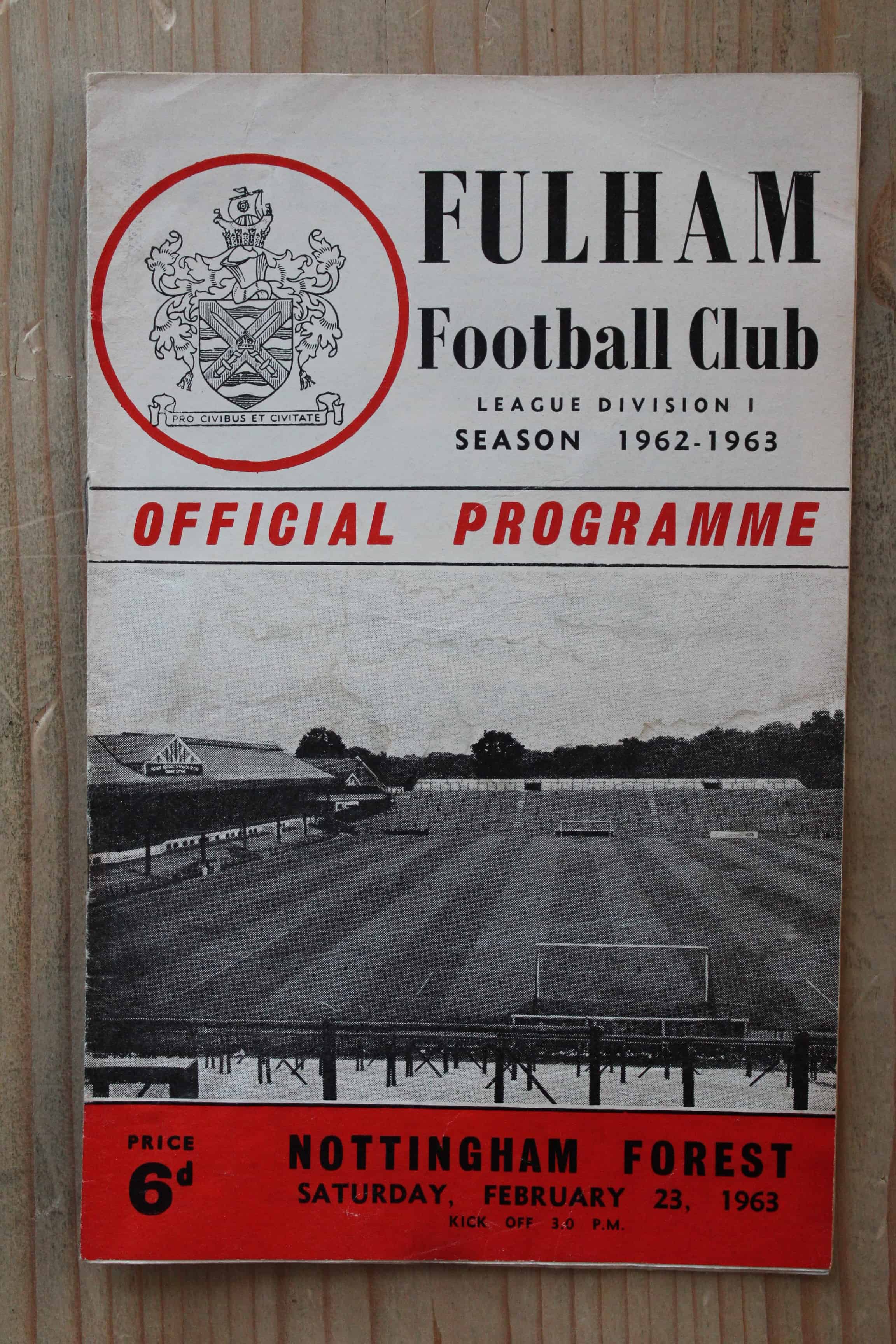Fulham FC v Nottingham Forest FC