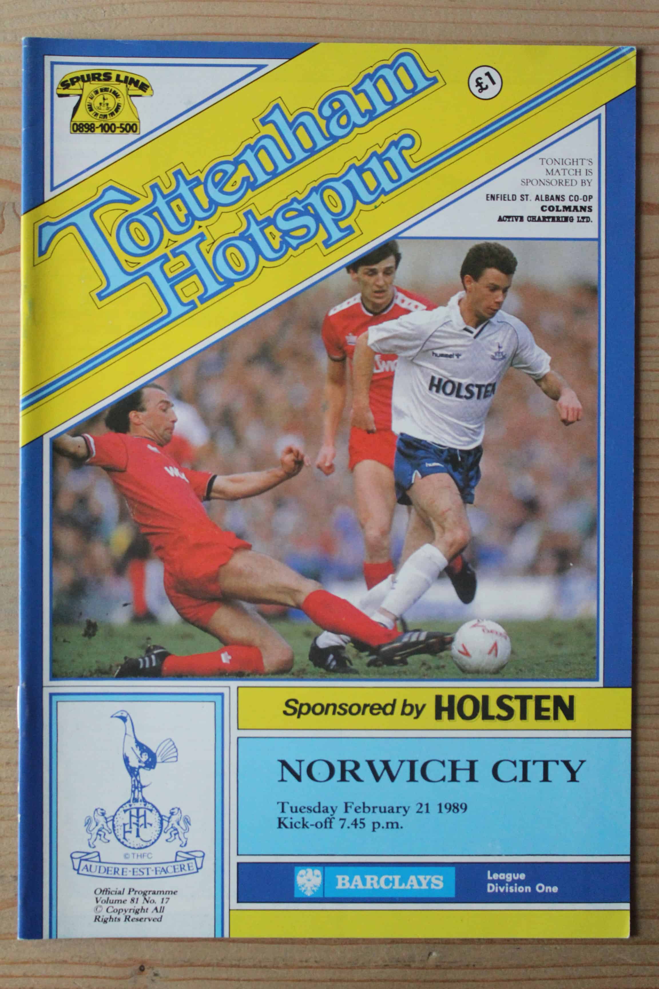 Tottenham Hotspur FC v Norwich City FC
