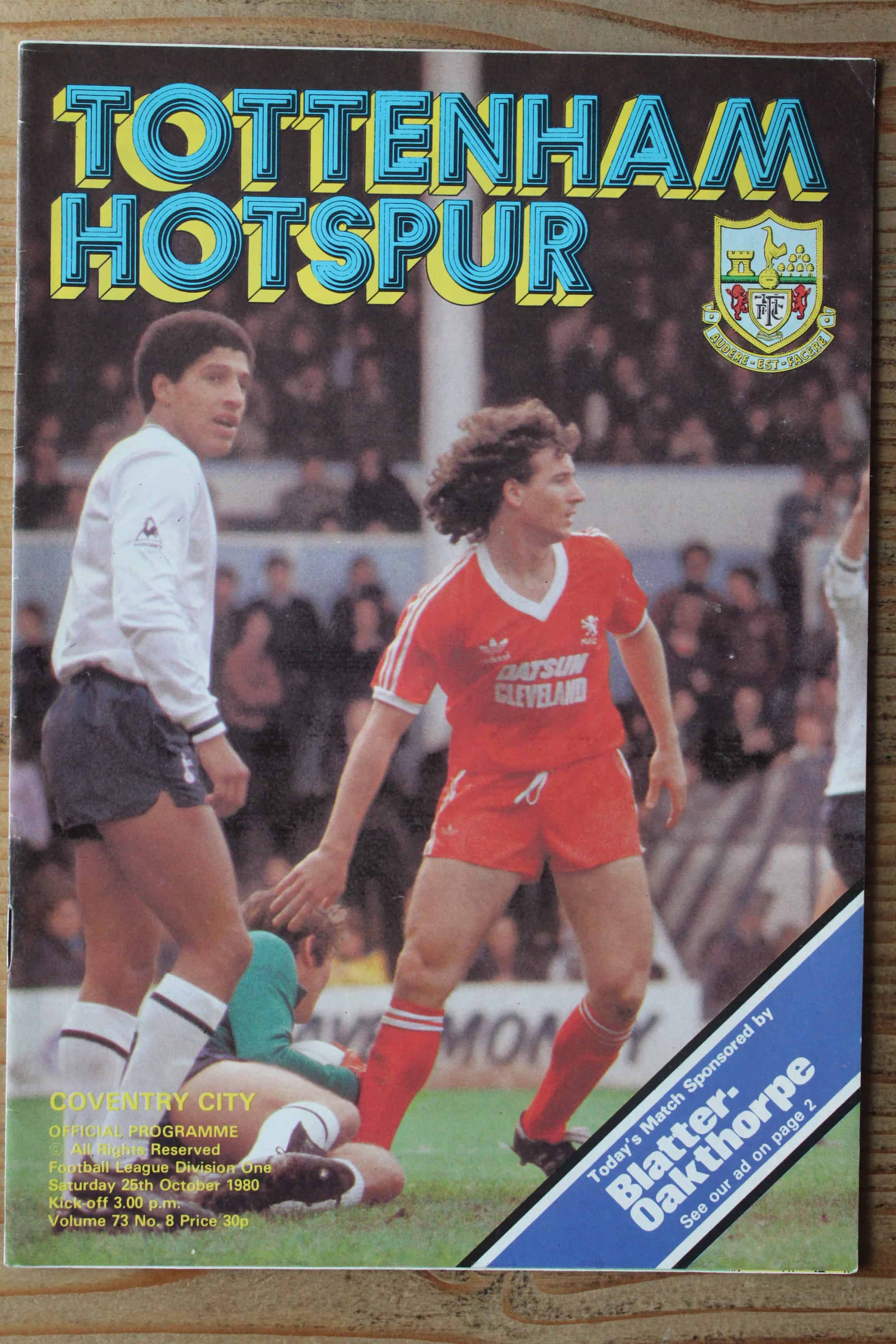 Tottenham Hotspur FC v Coventry City FC
