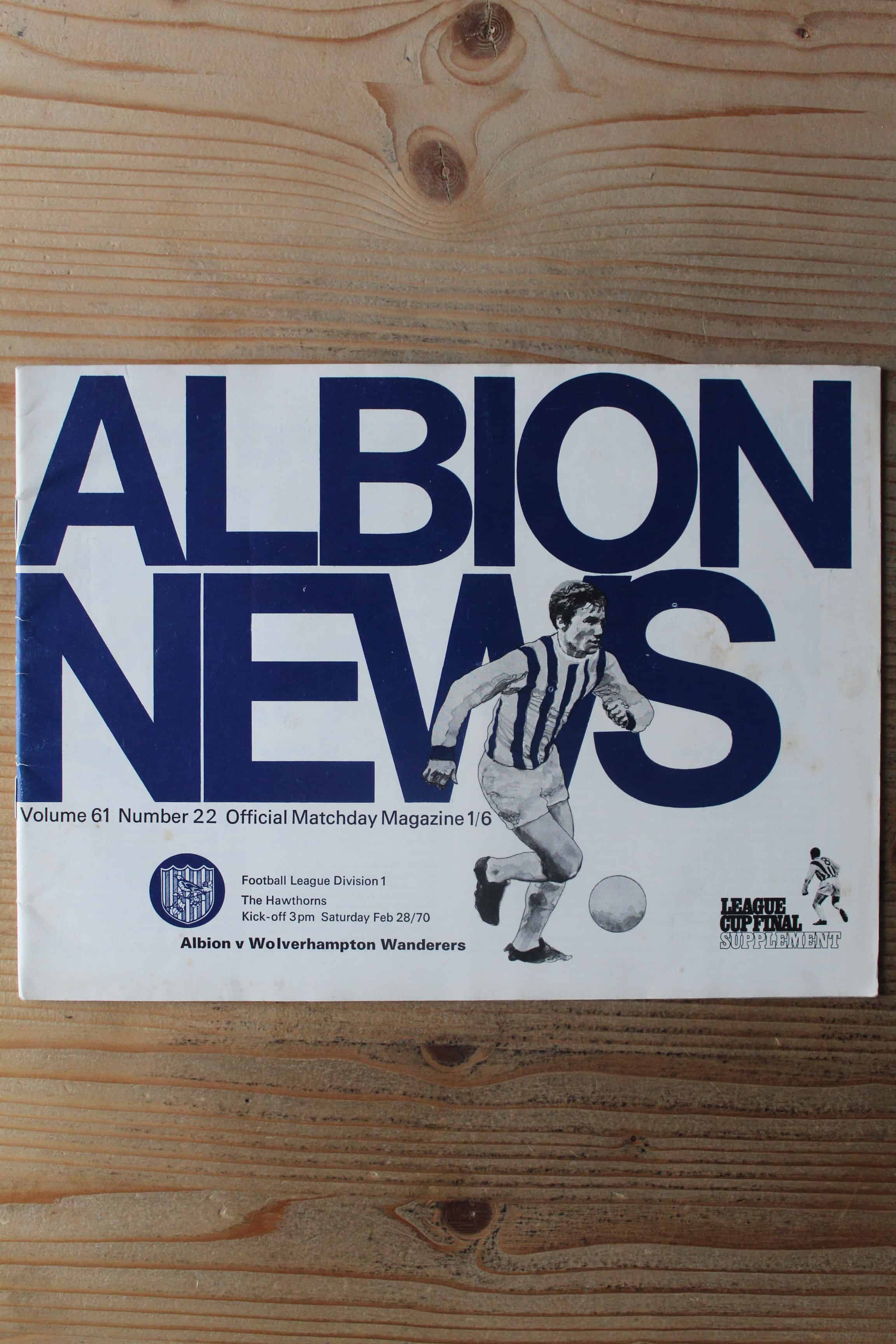 West Bromwich Albion FC  v Wolverhampton Wanderers FC