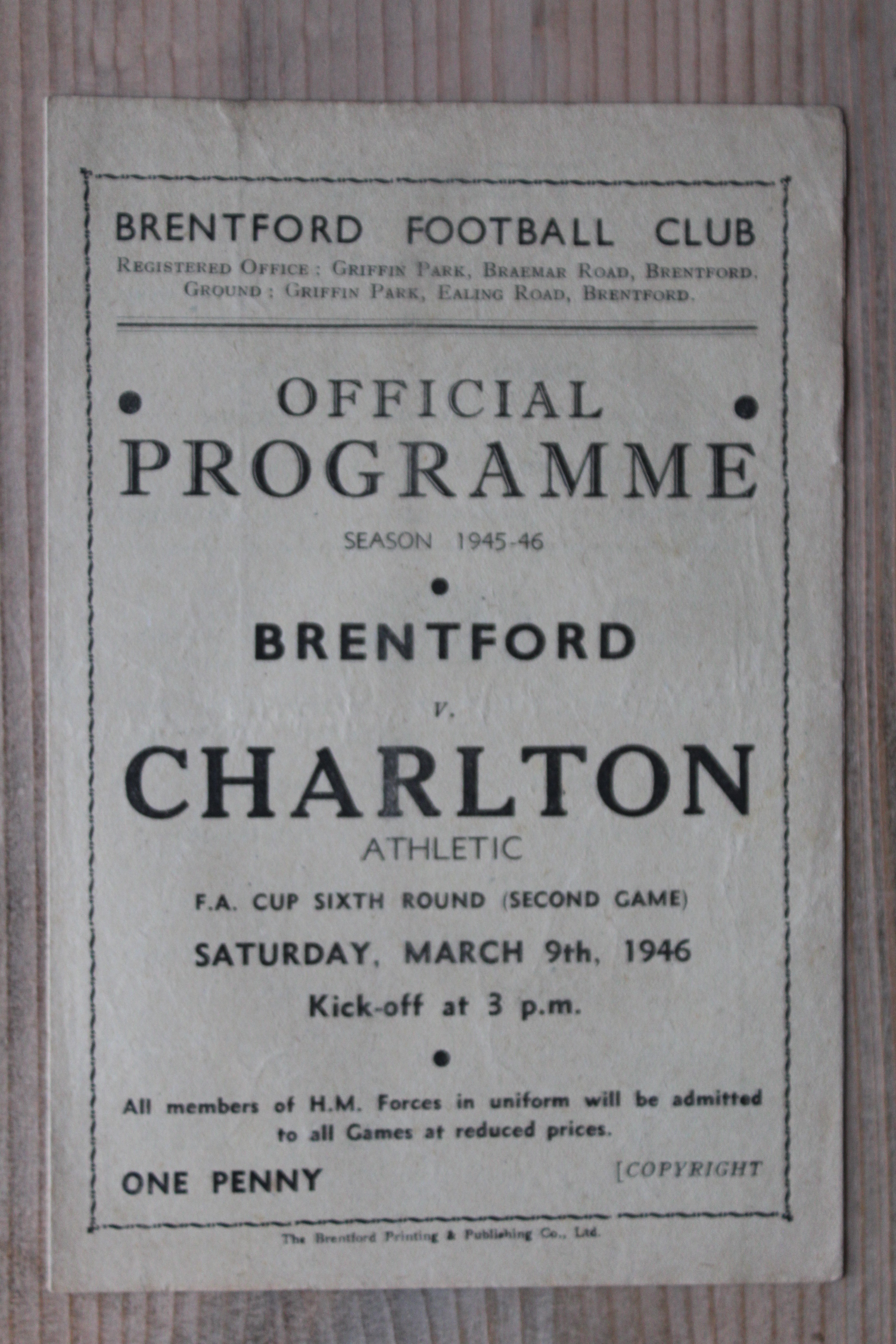 Brentford FC v Charlton Athletic FC