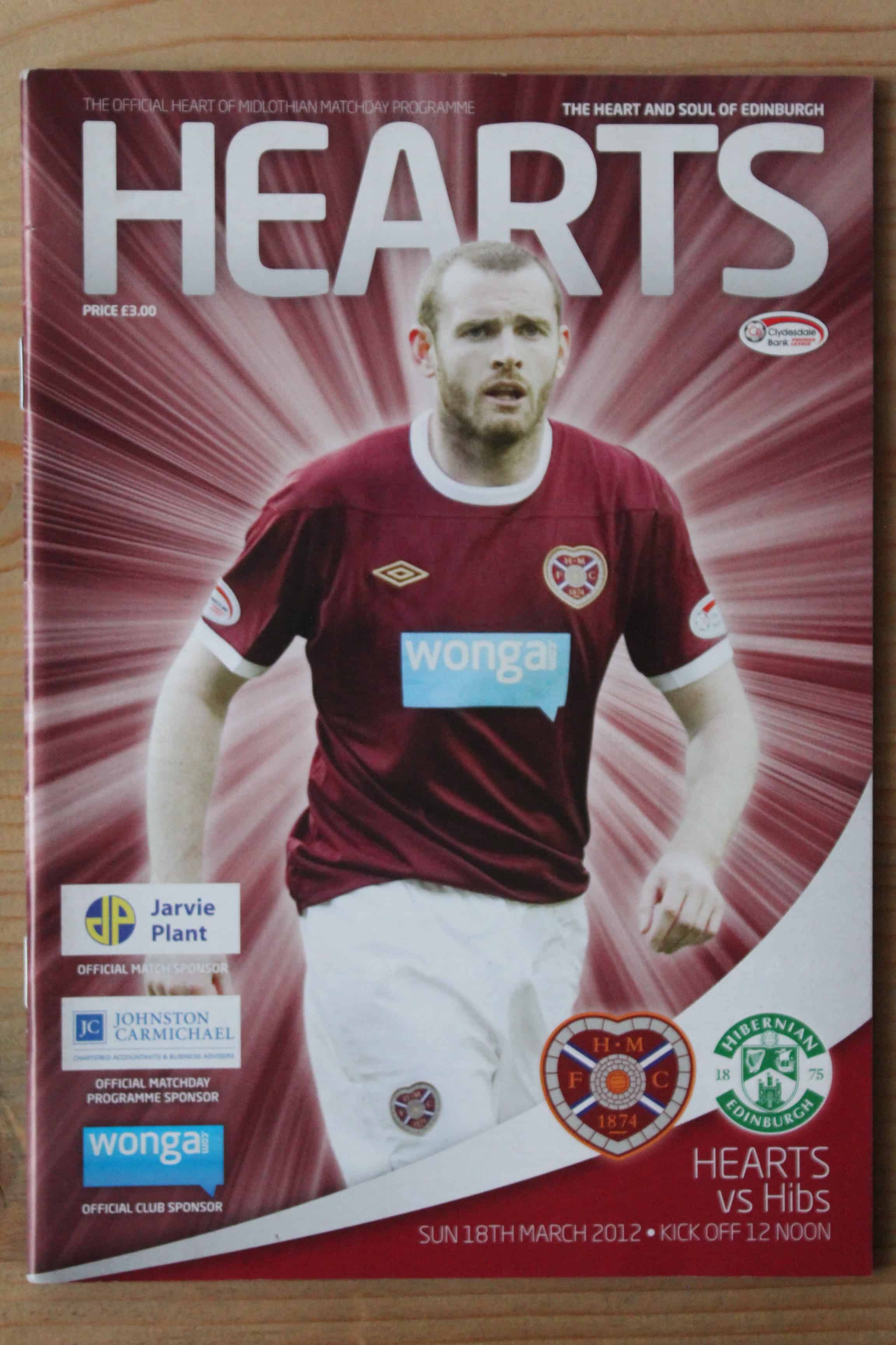Heart Of Midlothian (Hearts) v Hibernian FC