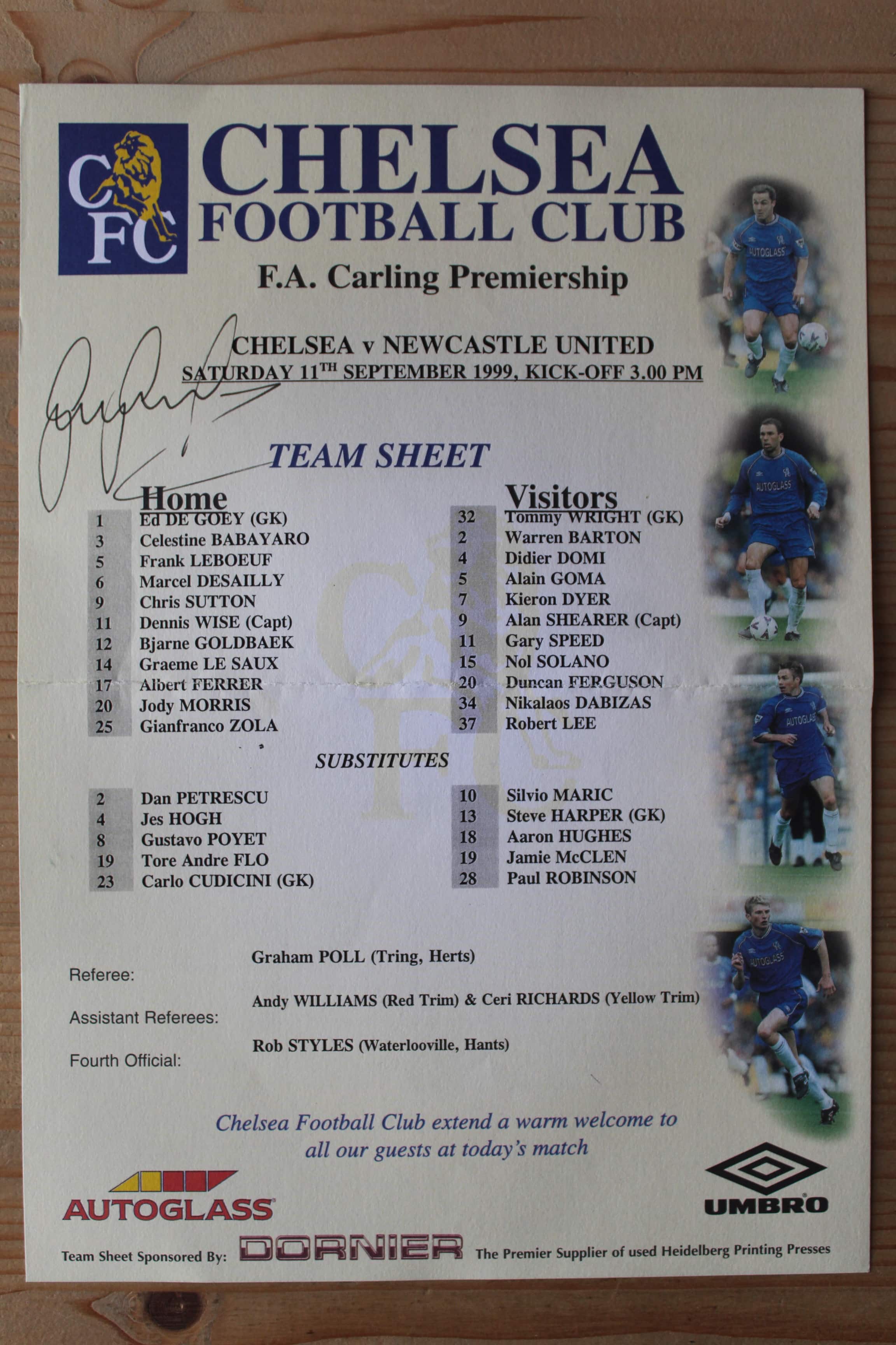 Chelsea FC v Newcastle United FC