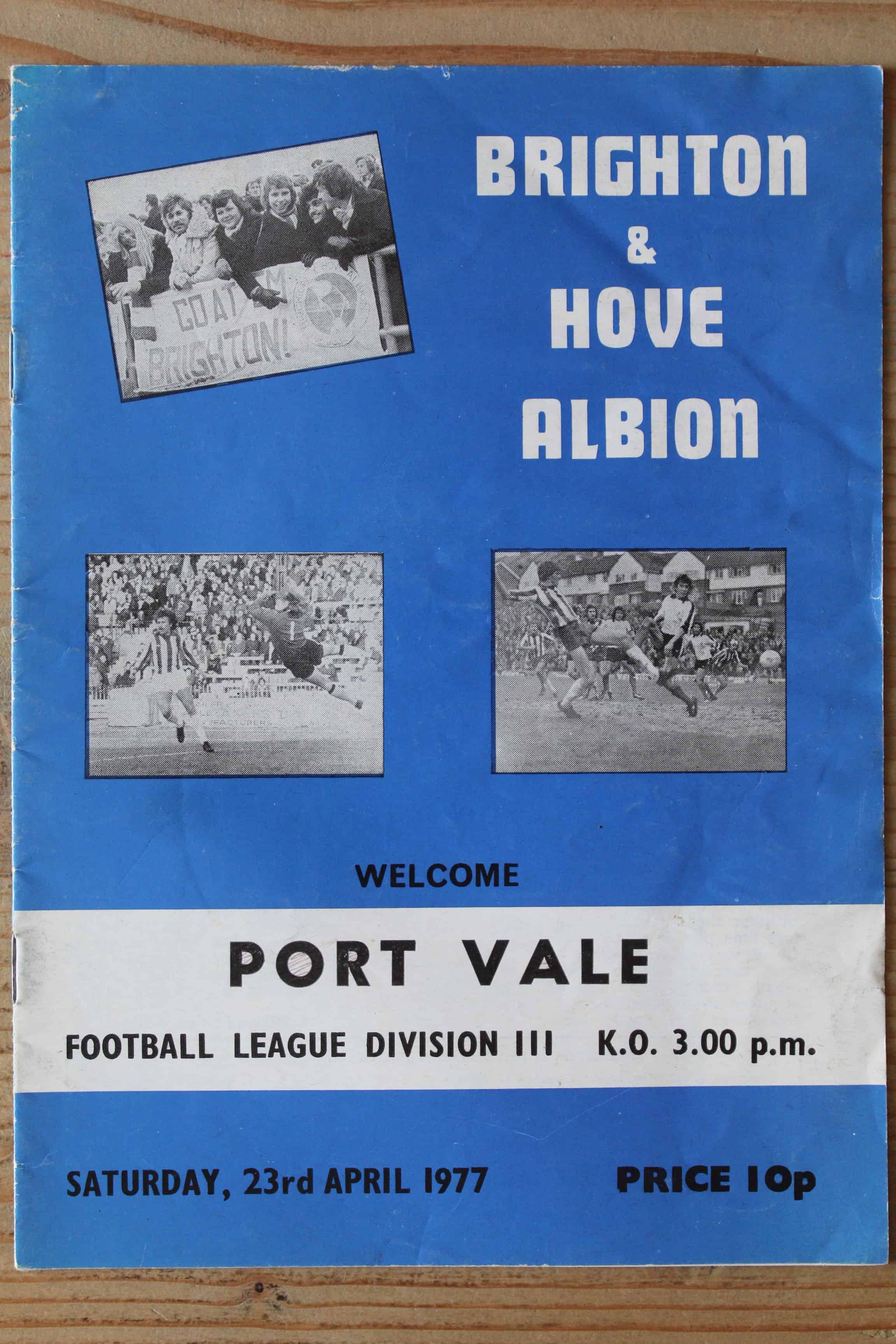 Brighton & Hove Albion FC v Port Vale FC