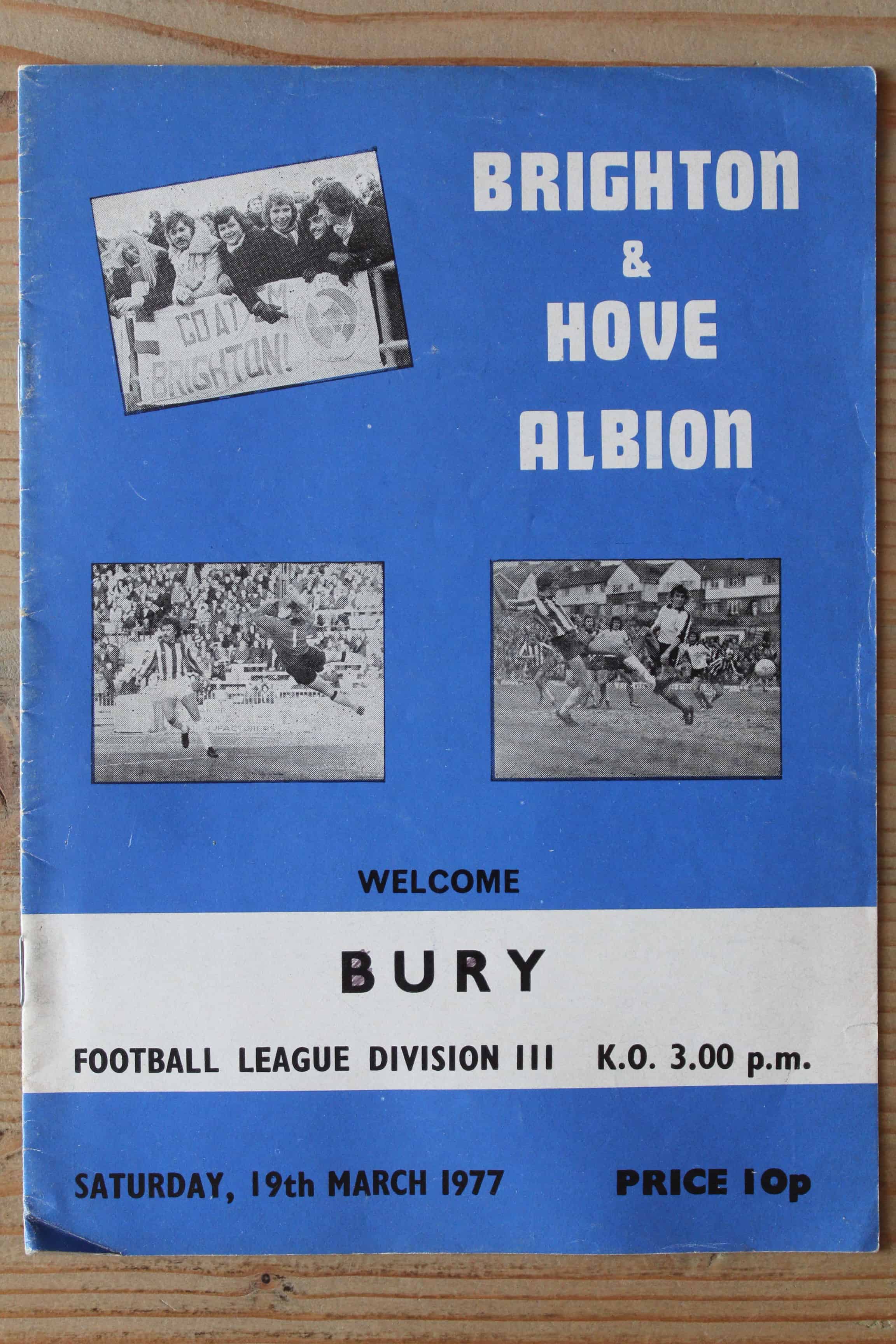 Brighton & Hove Albion FC v Bury FC