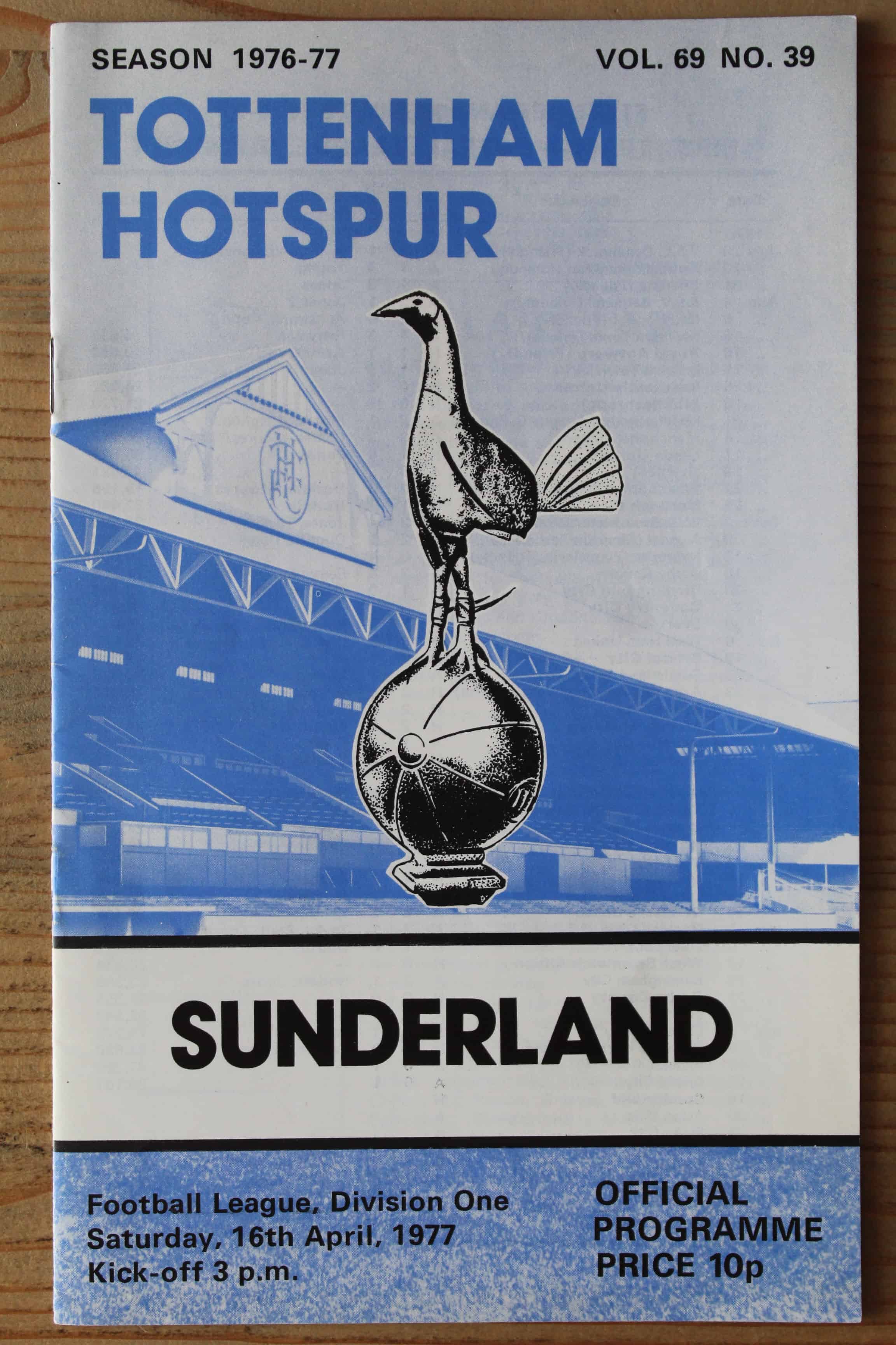 Tottenham Hotspur FC v Sunderland FC