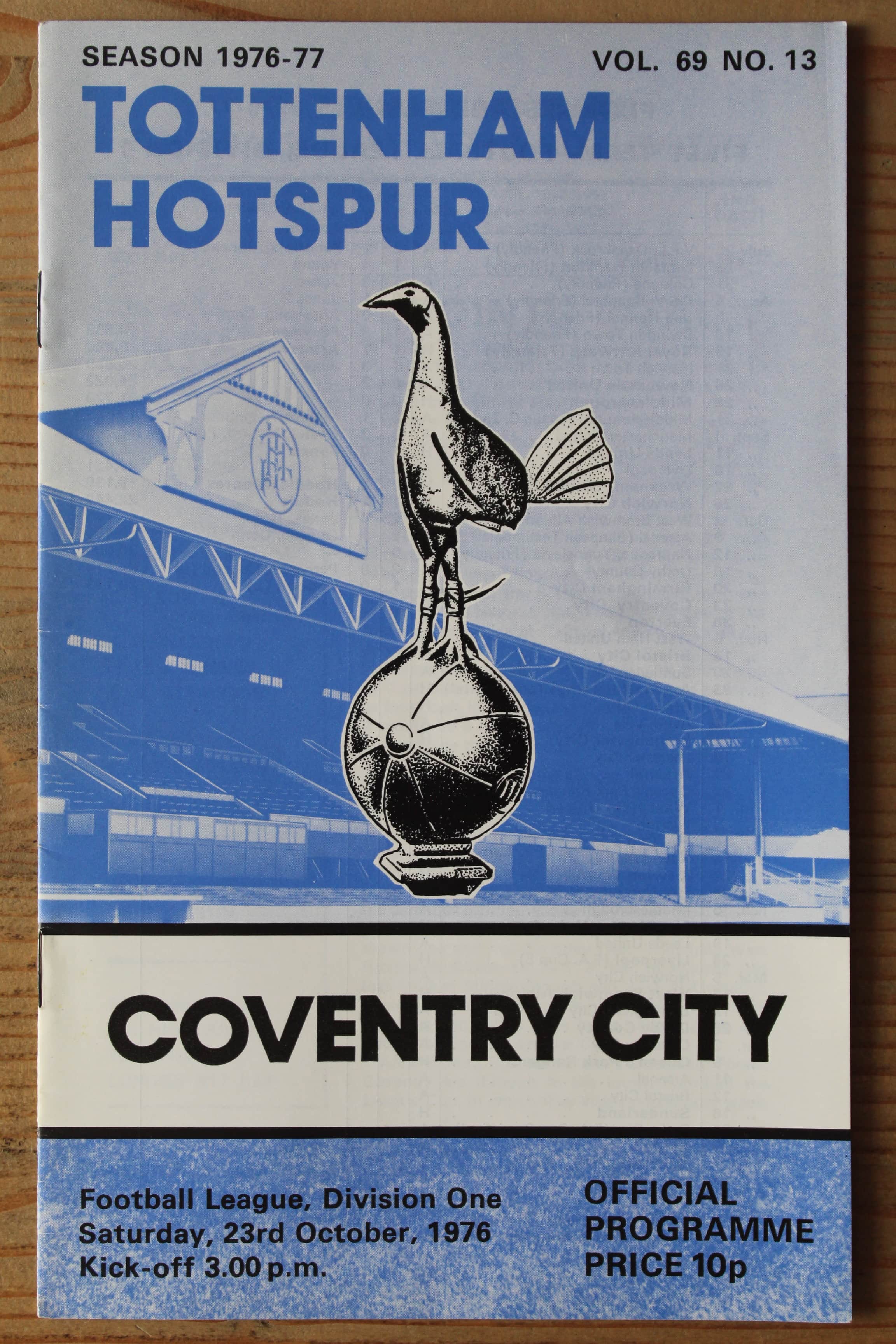 Tottenham Hotspur FC v Coventry City FC