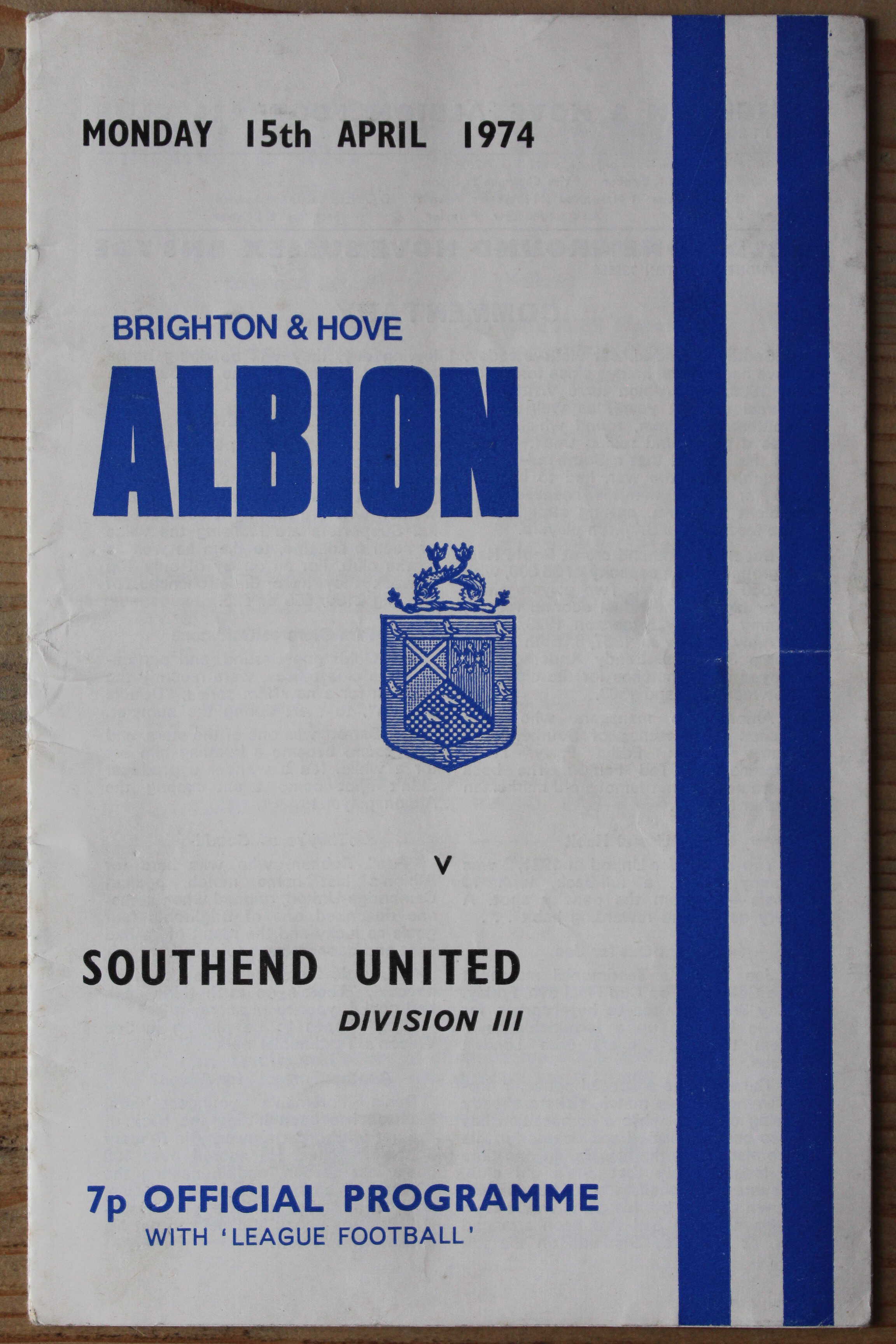 Brighton & Hove Albion FC v Southend United FC