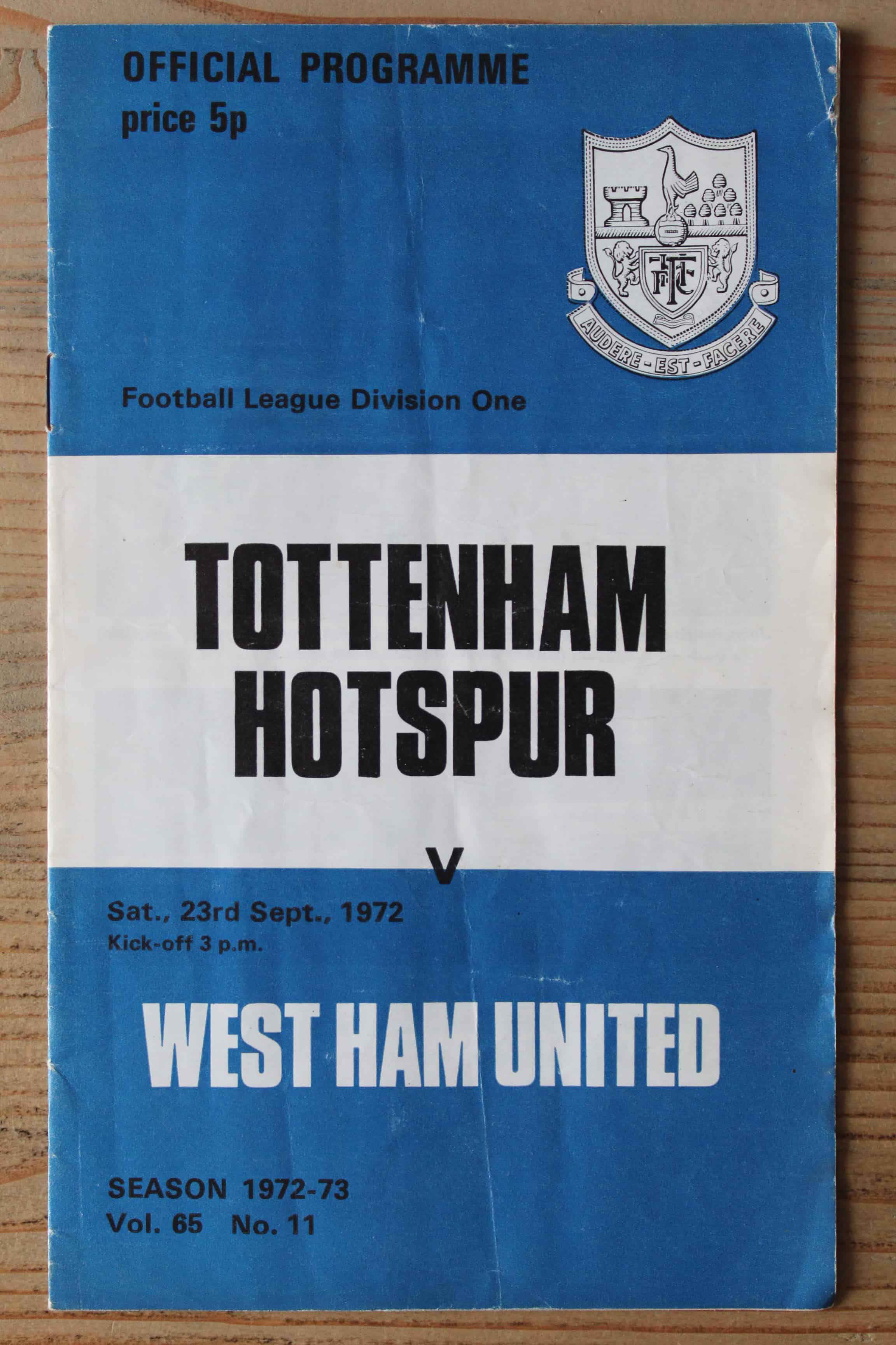 Tottenham Hotspur FC v West Ham United FC