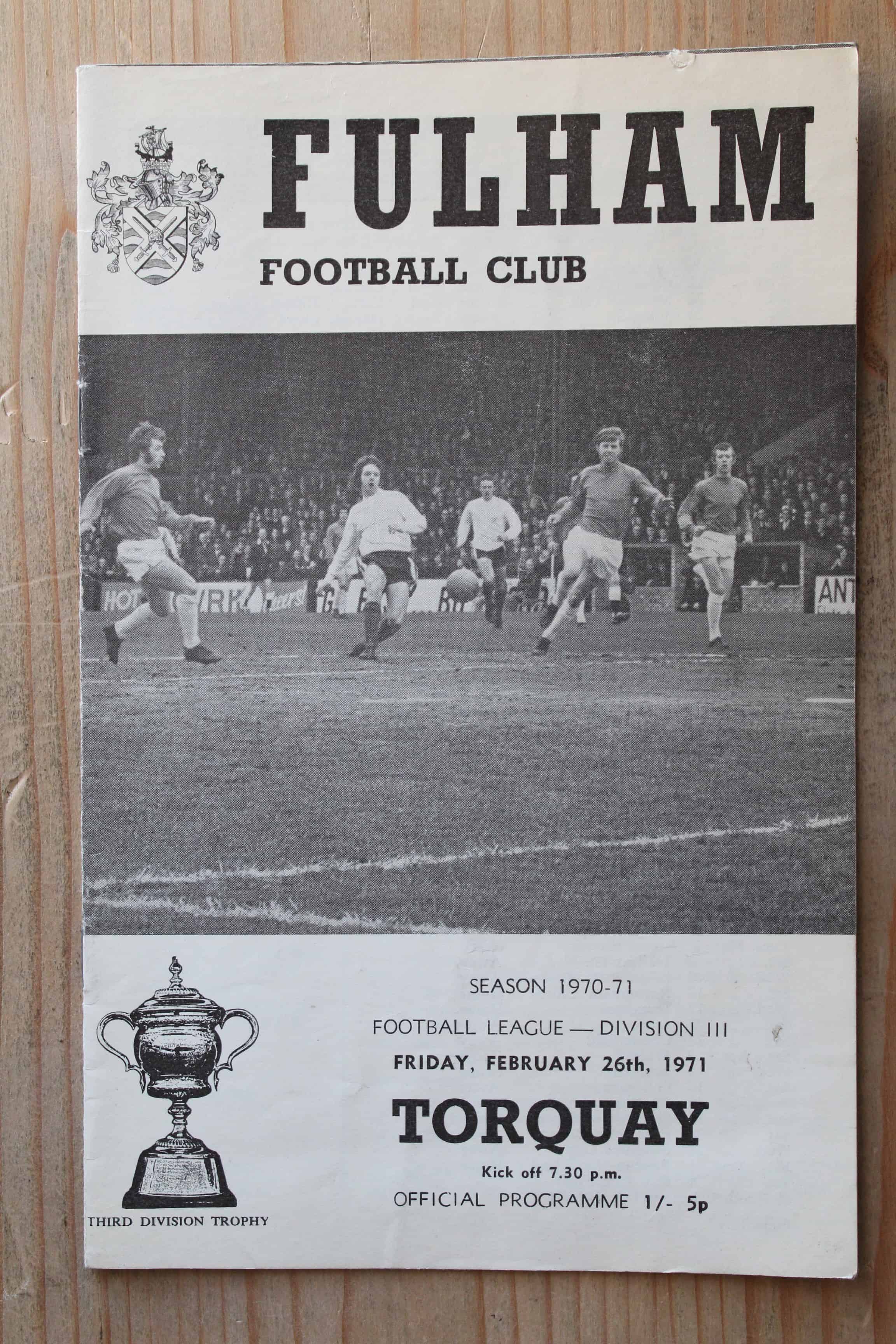Fulham FC v Torquay United FC