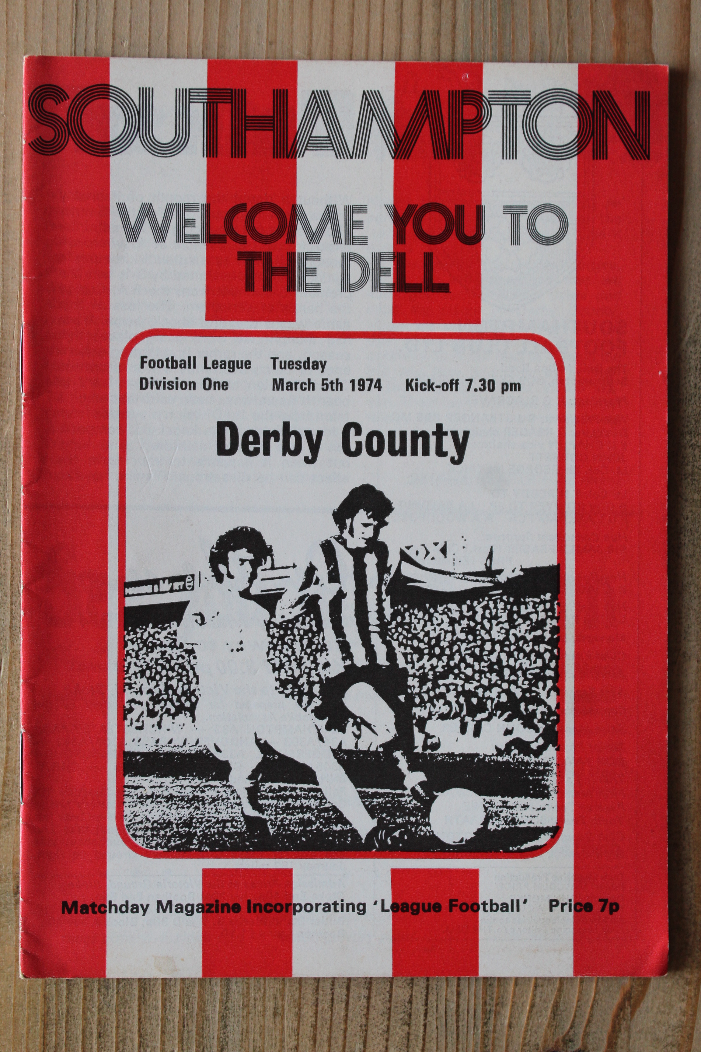 Southampton FC v Derby County FC