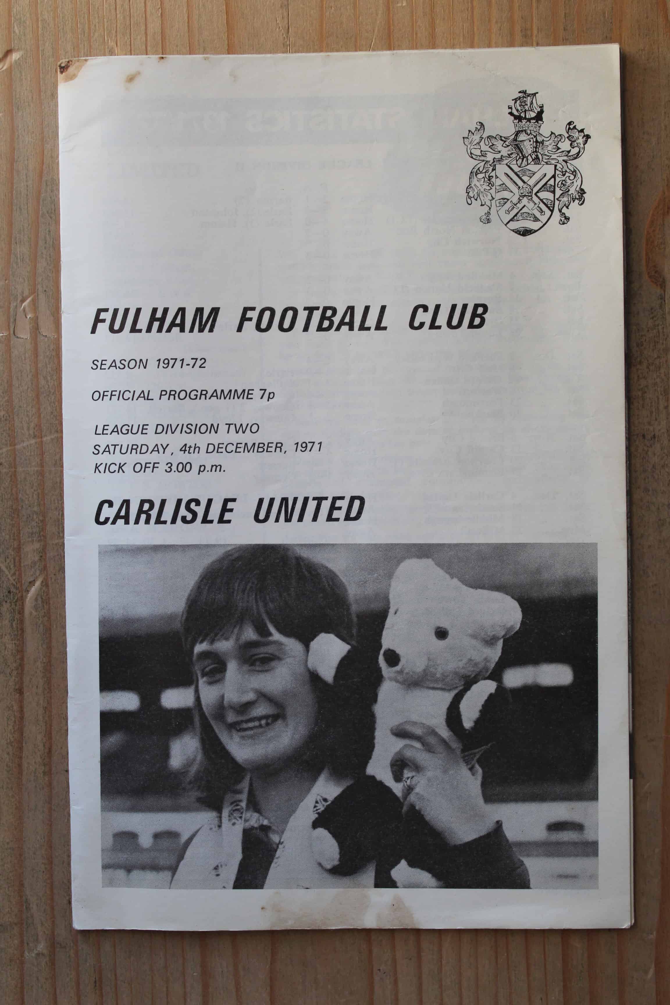 Fulham FC v Carlisle United FC