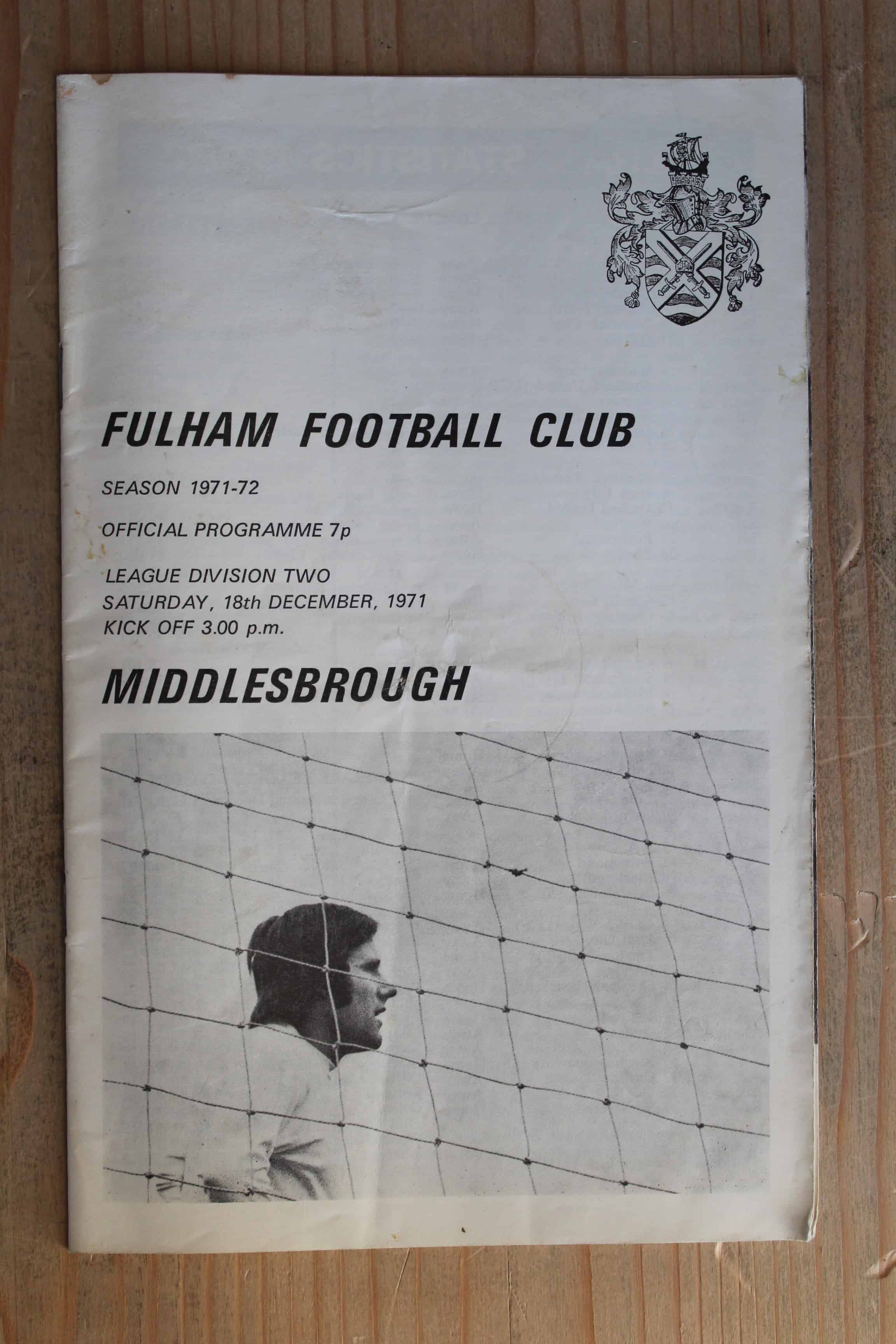 Fulham FC v Middlesbrough FC