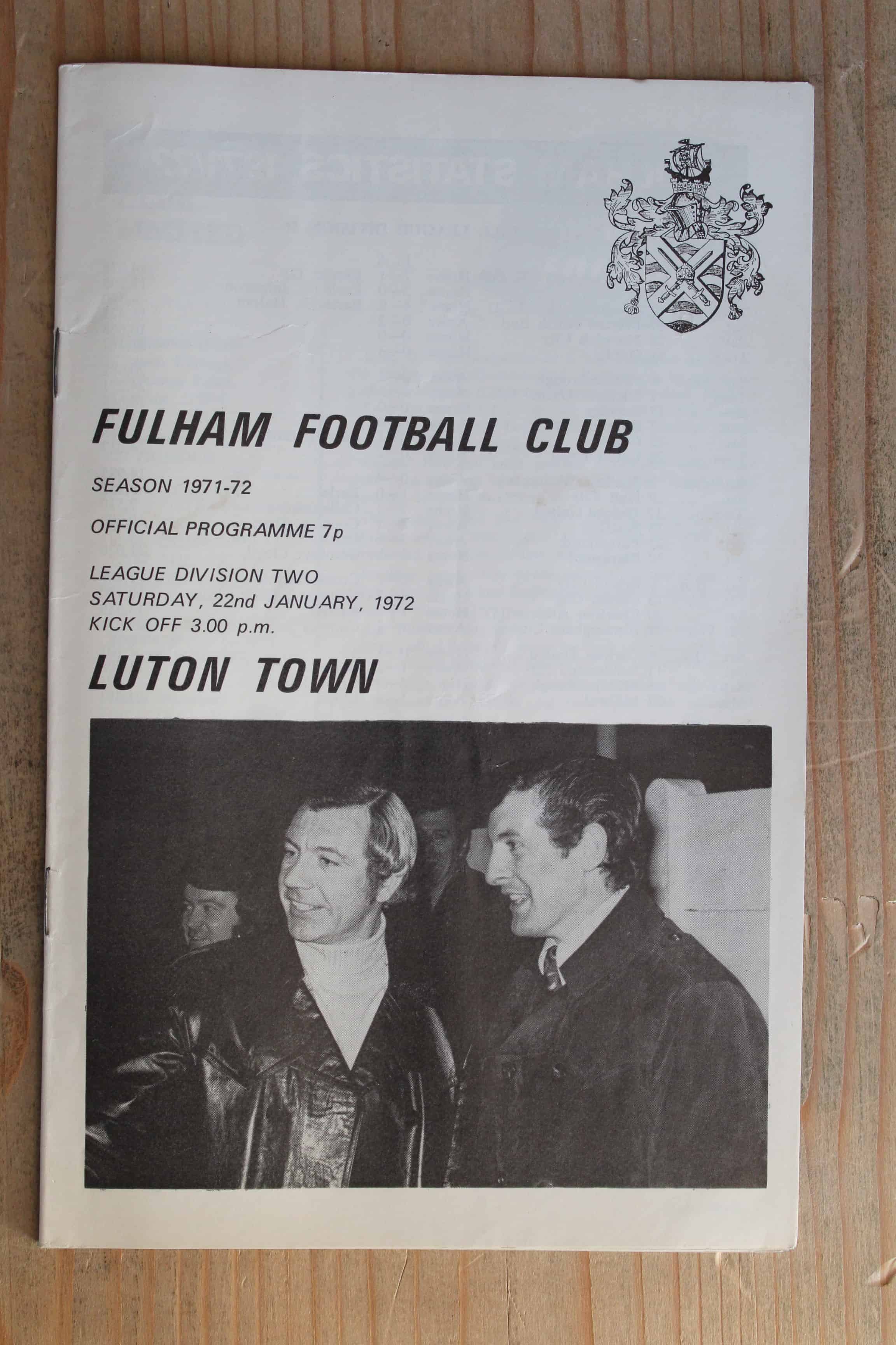 Fulham FC v Luton Town FC