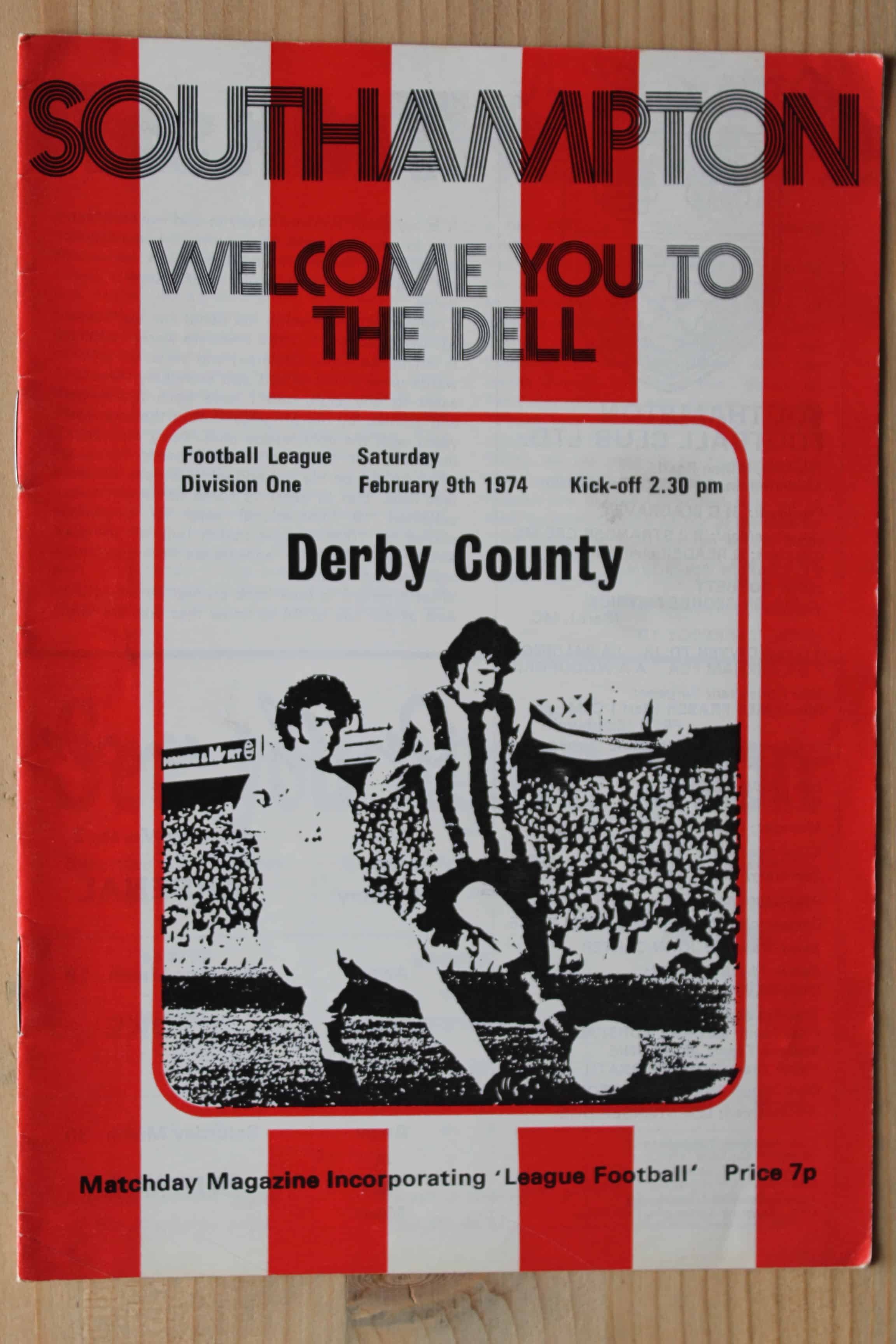 Southampton FC v Derby County FC