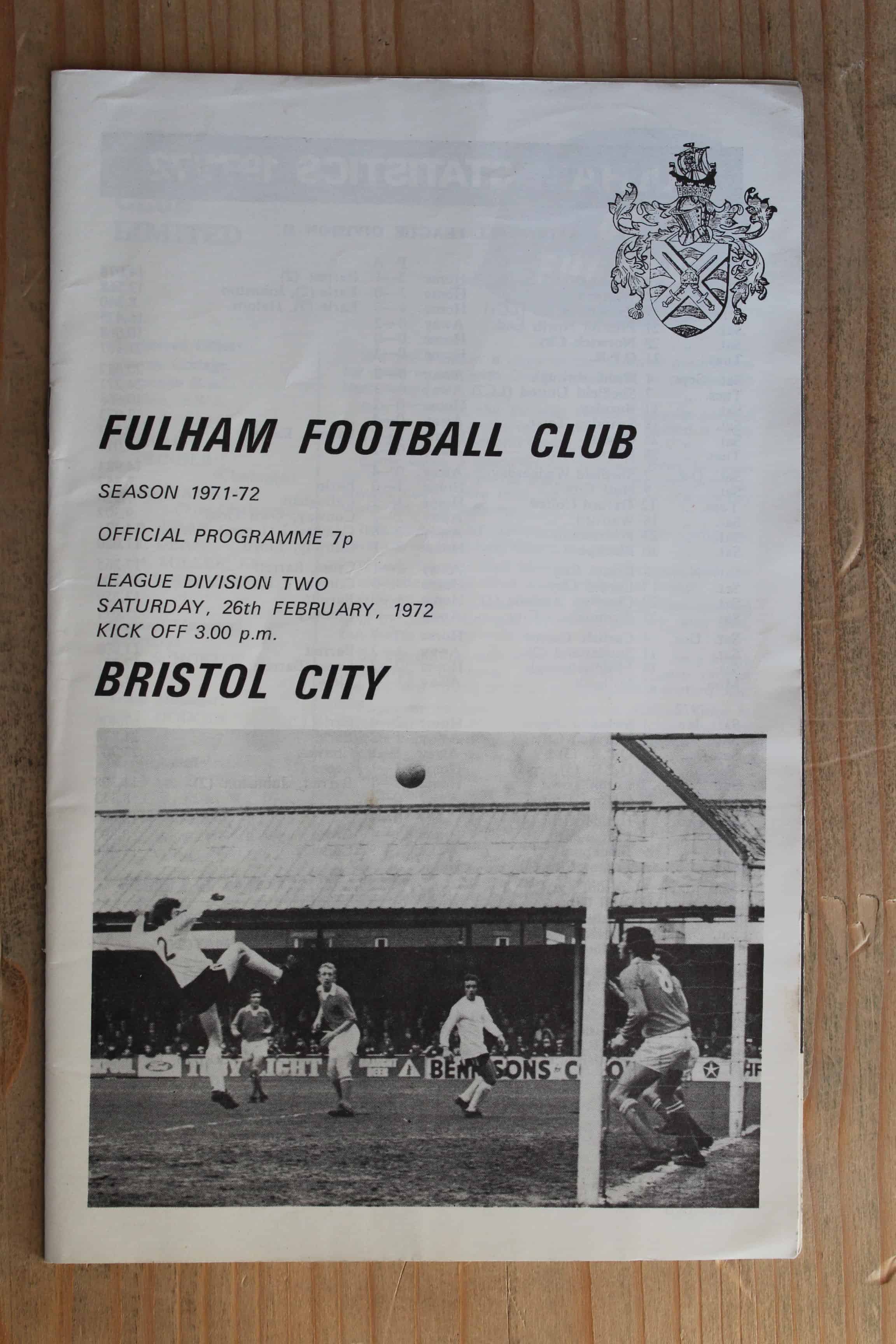 Fulham FC v Bristol City FC