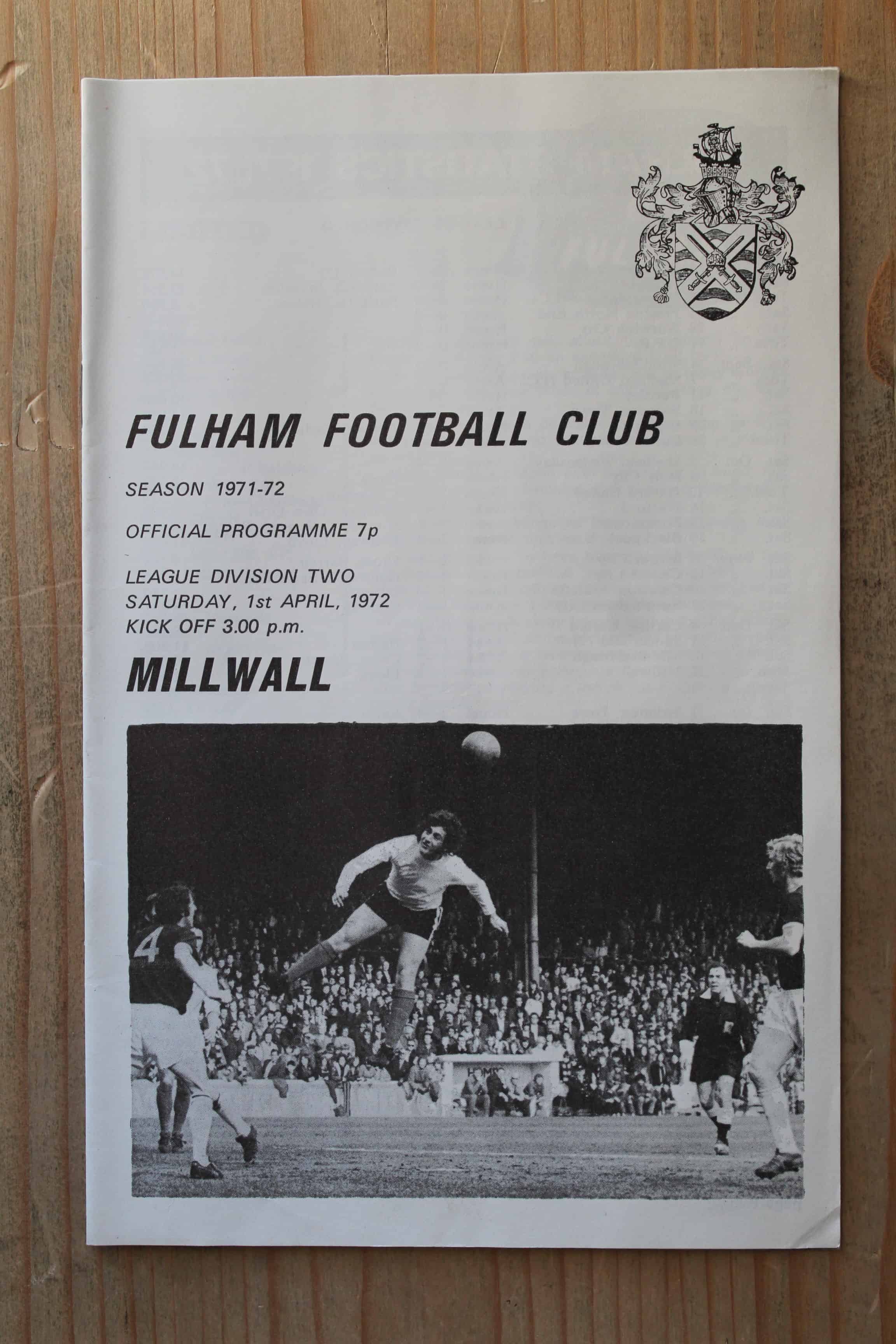 Fulham FC v Millwall FC