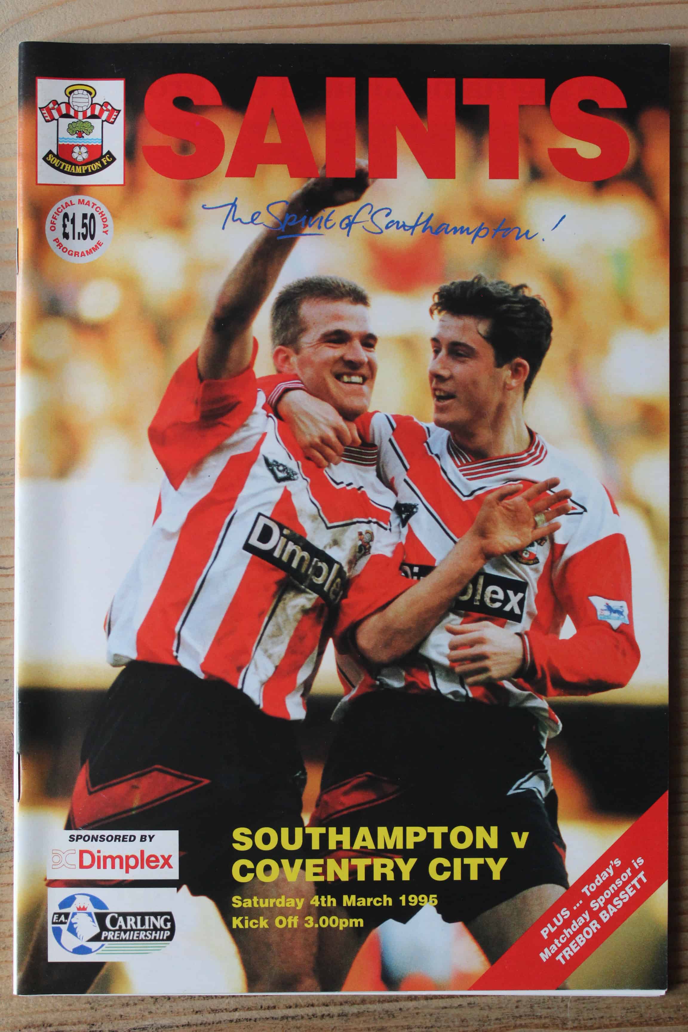 Southampton FC v Coventry City FC