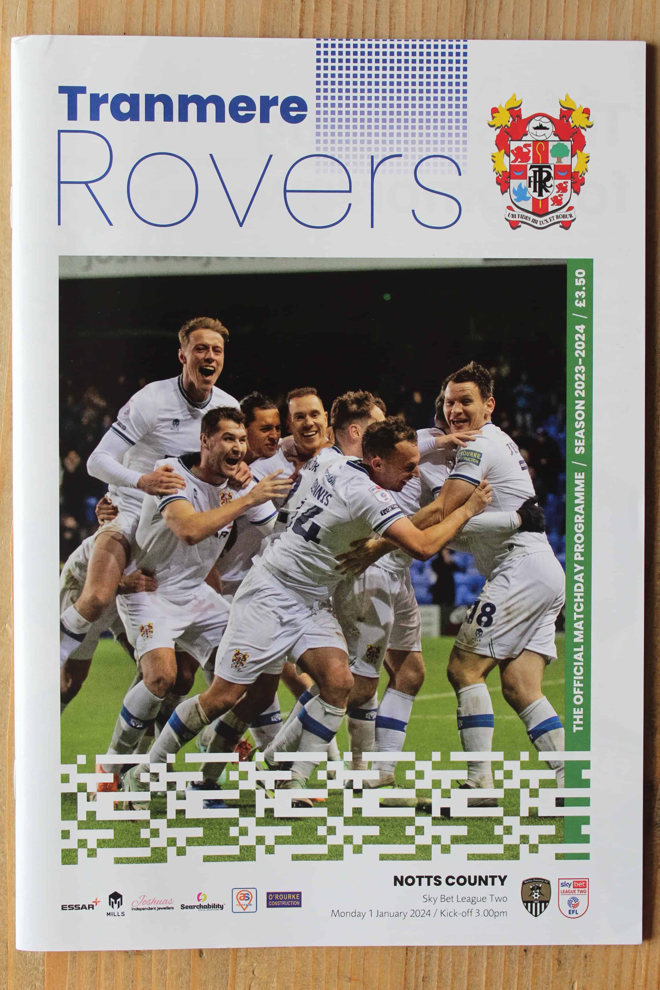 Tranmere Rovers FC v Notts County FC