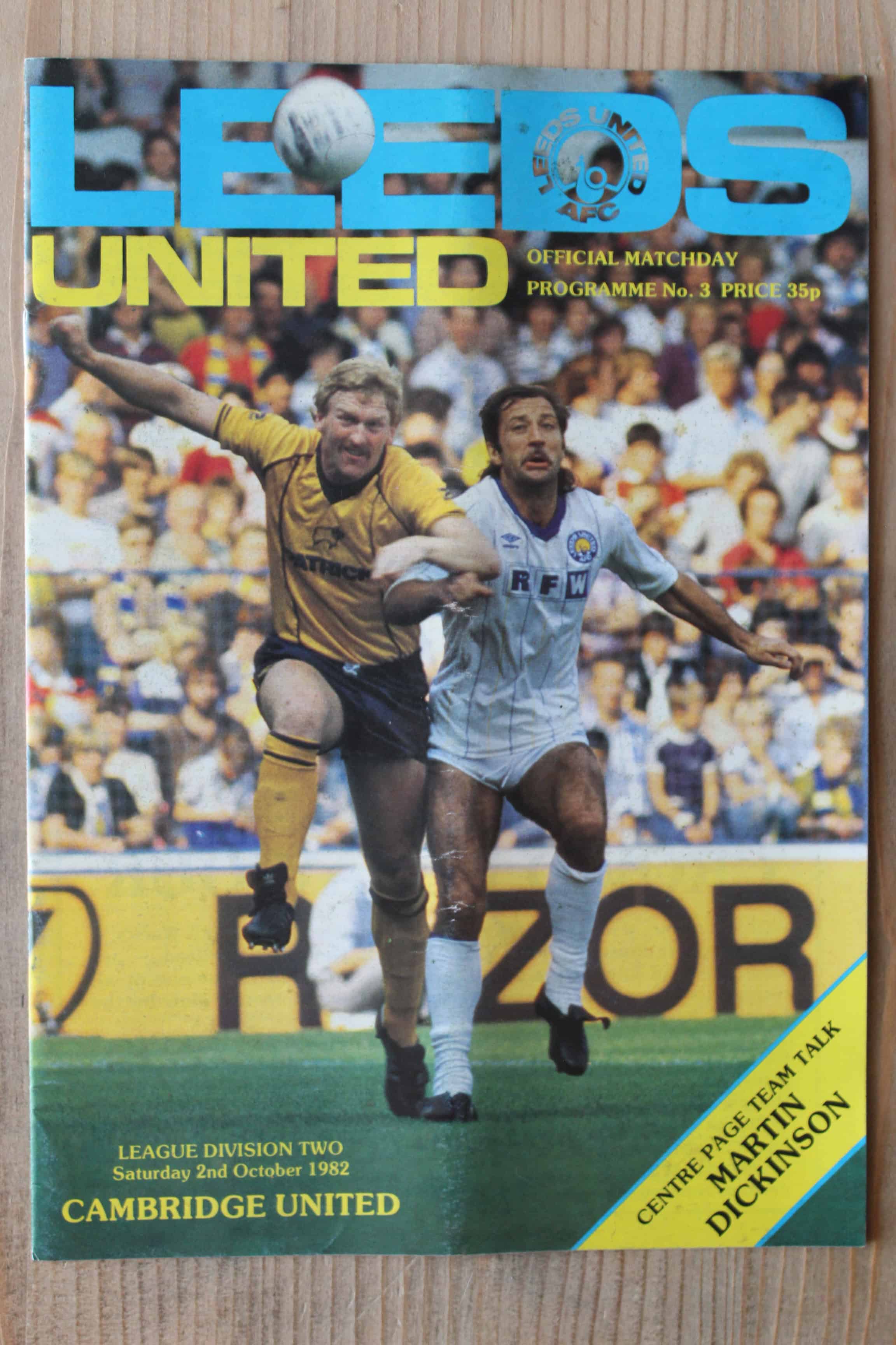 Leeds United FC v Cambridge United FC