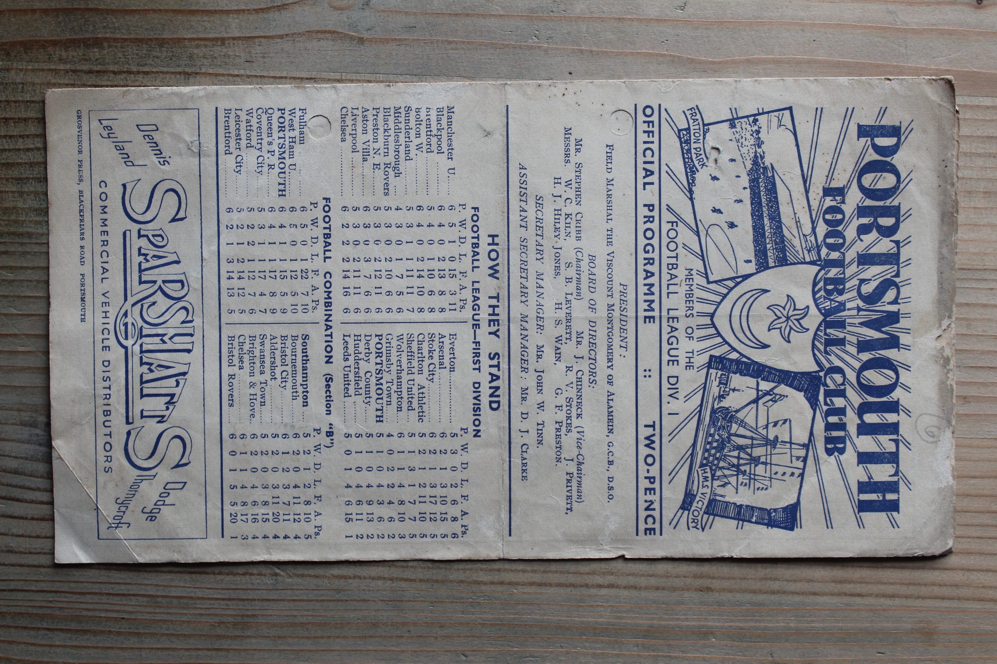 Portsmouth FC v Huddersfield Town FC