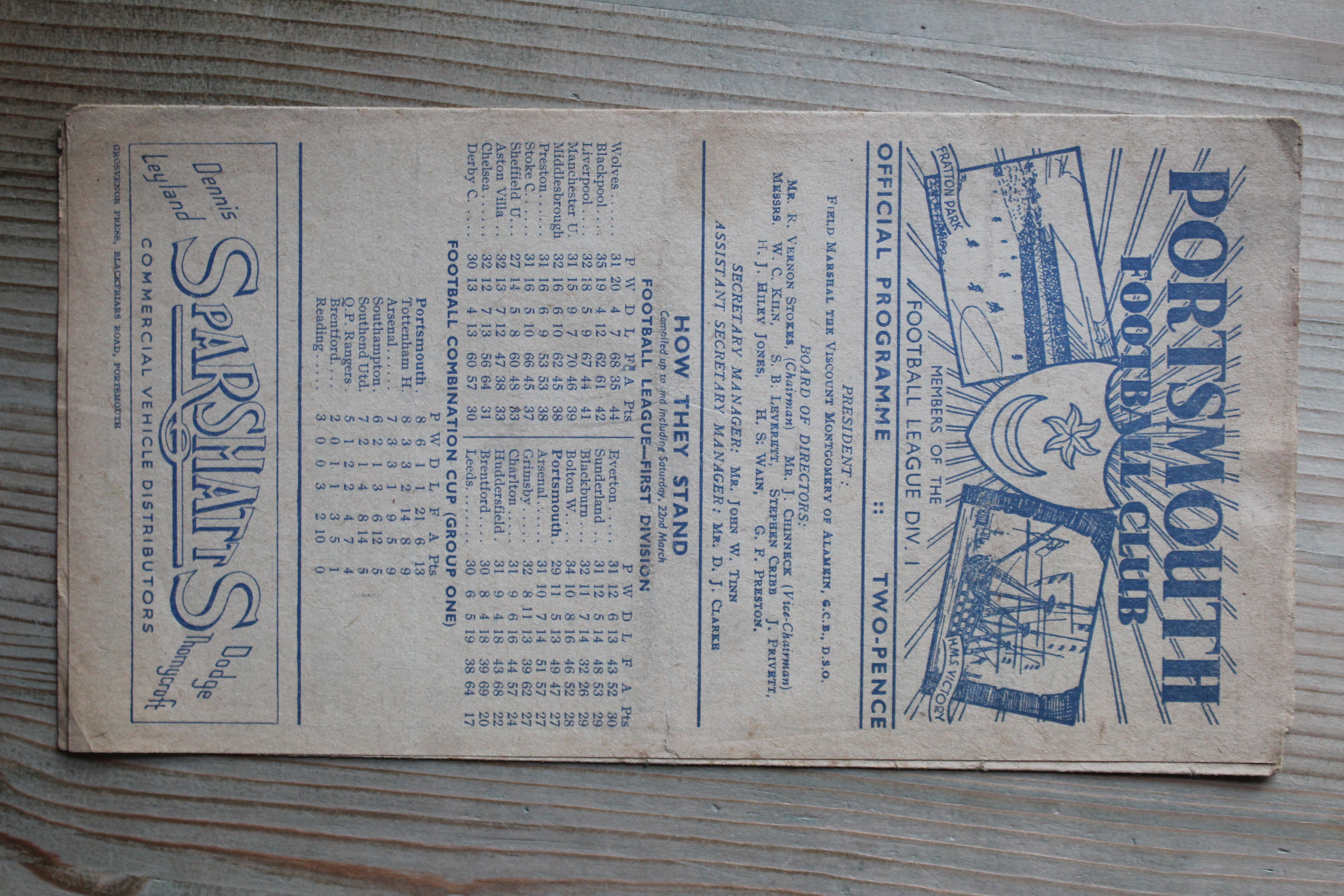 Portsmouth FC v Middlesbrough FC