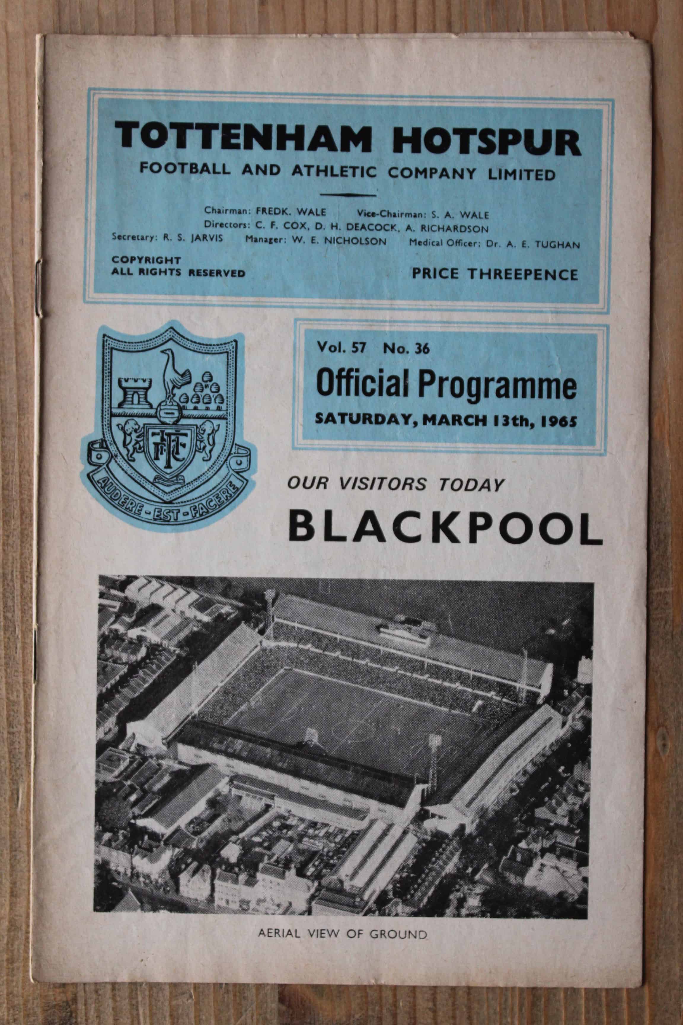 Tottenham Hotspur FC v Blackpool FC
