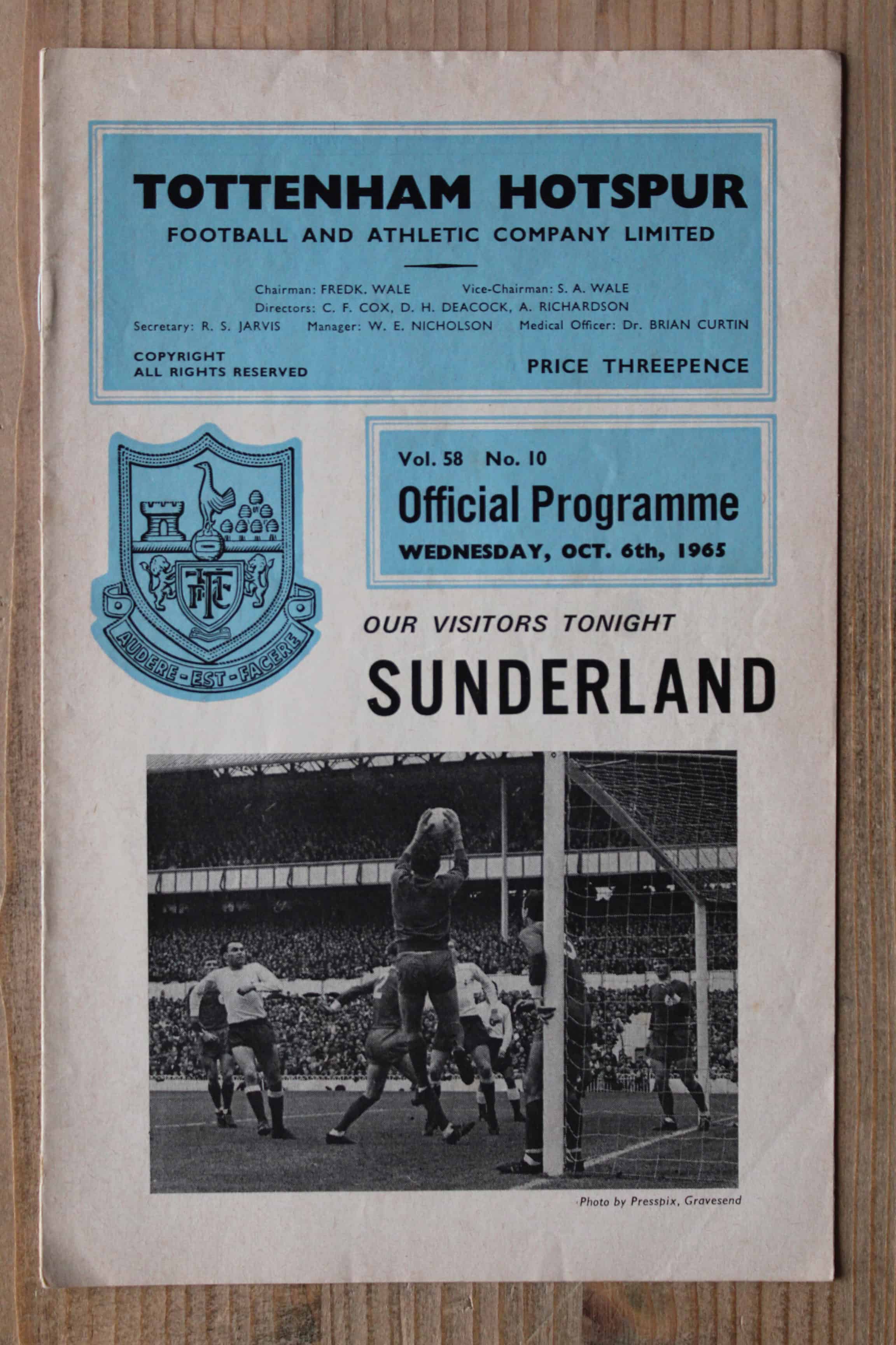 Tottenham Hotspur FC v Sunderland FC