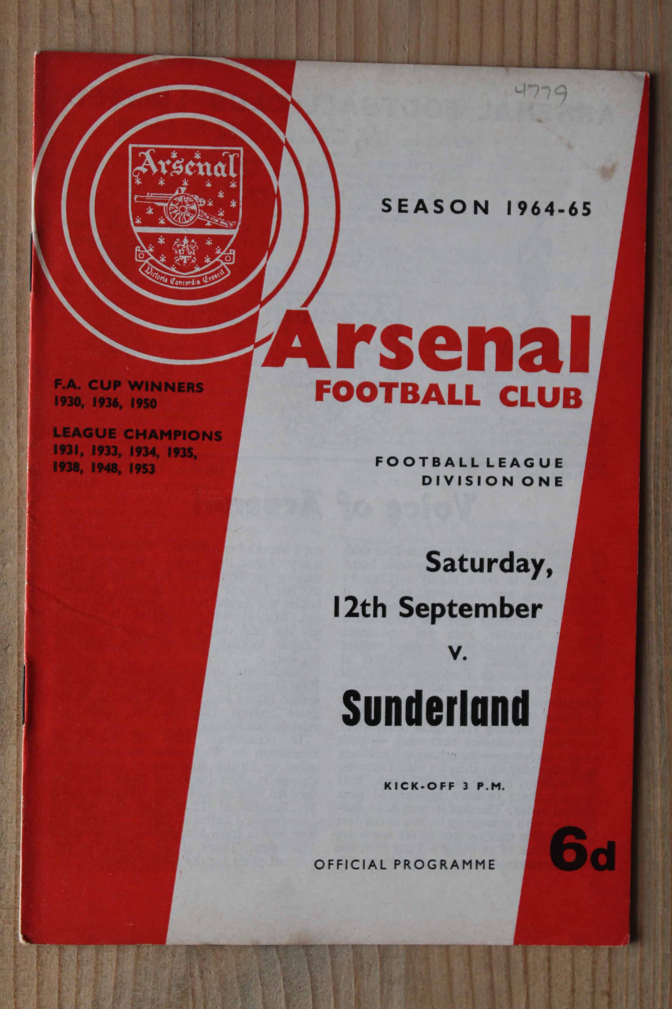 Arsenal FC v Sunderland FC