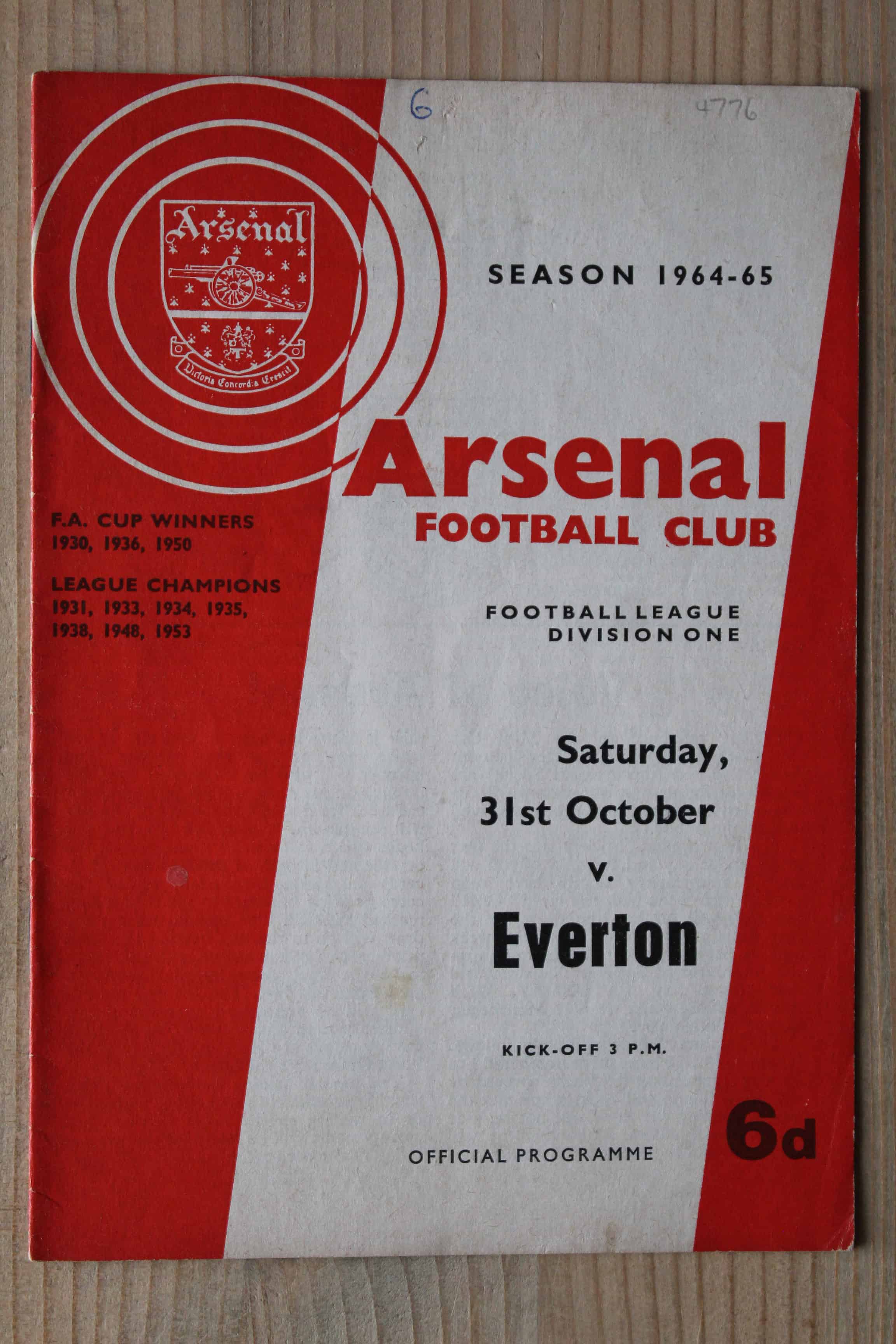 Arsenal FC v Everton FC