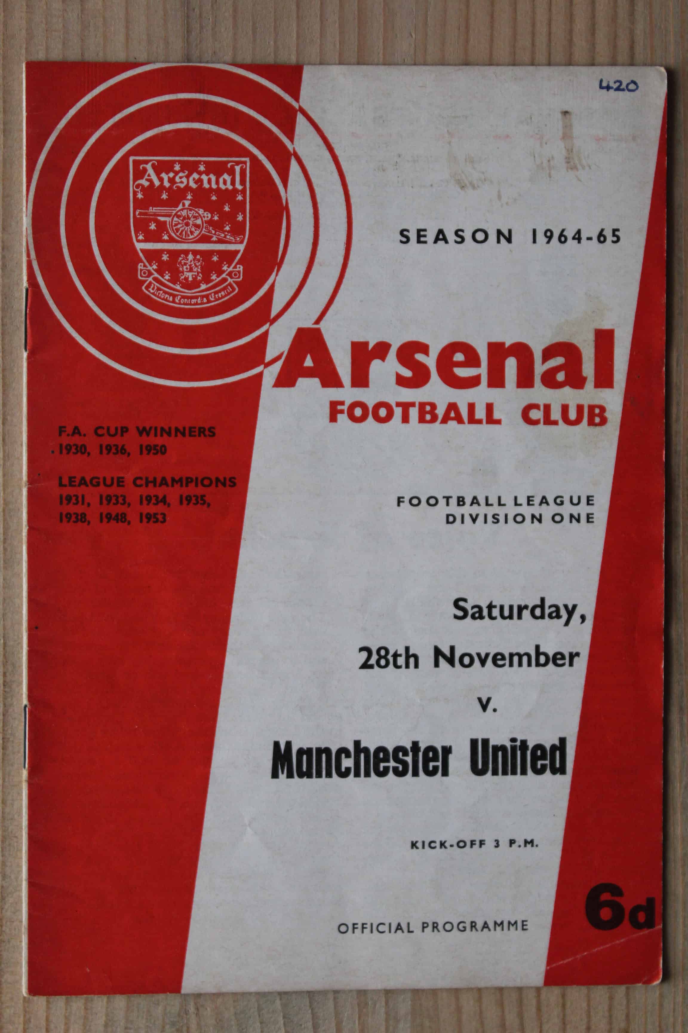 Arsenal FC v Manchester United FC