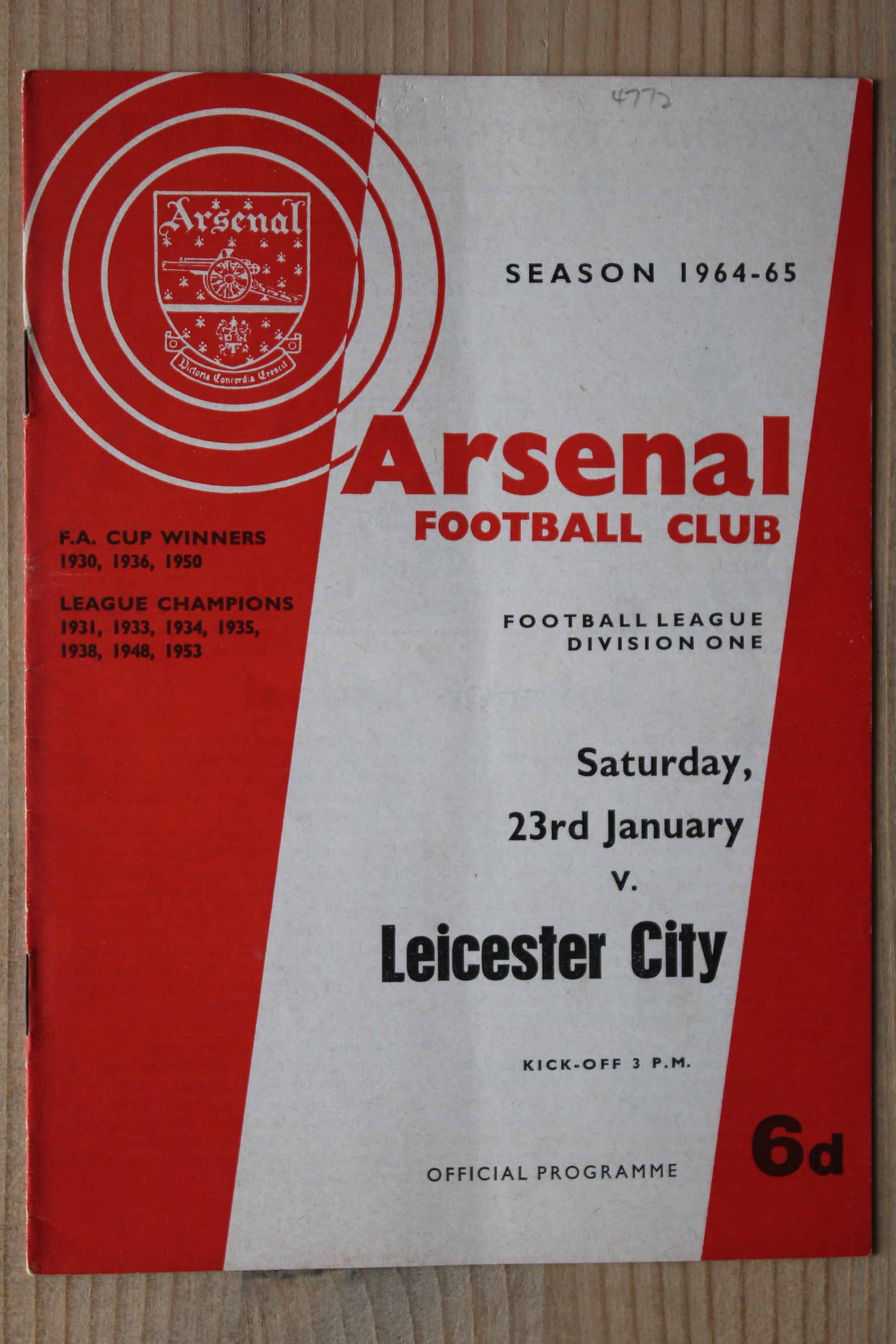 Arsenal FC v Leicester City FC