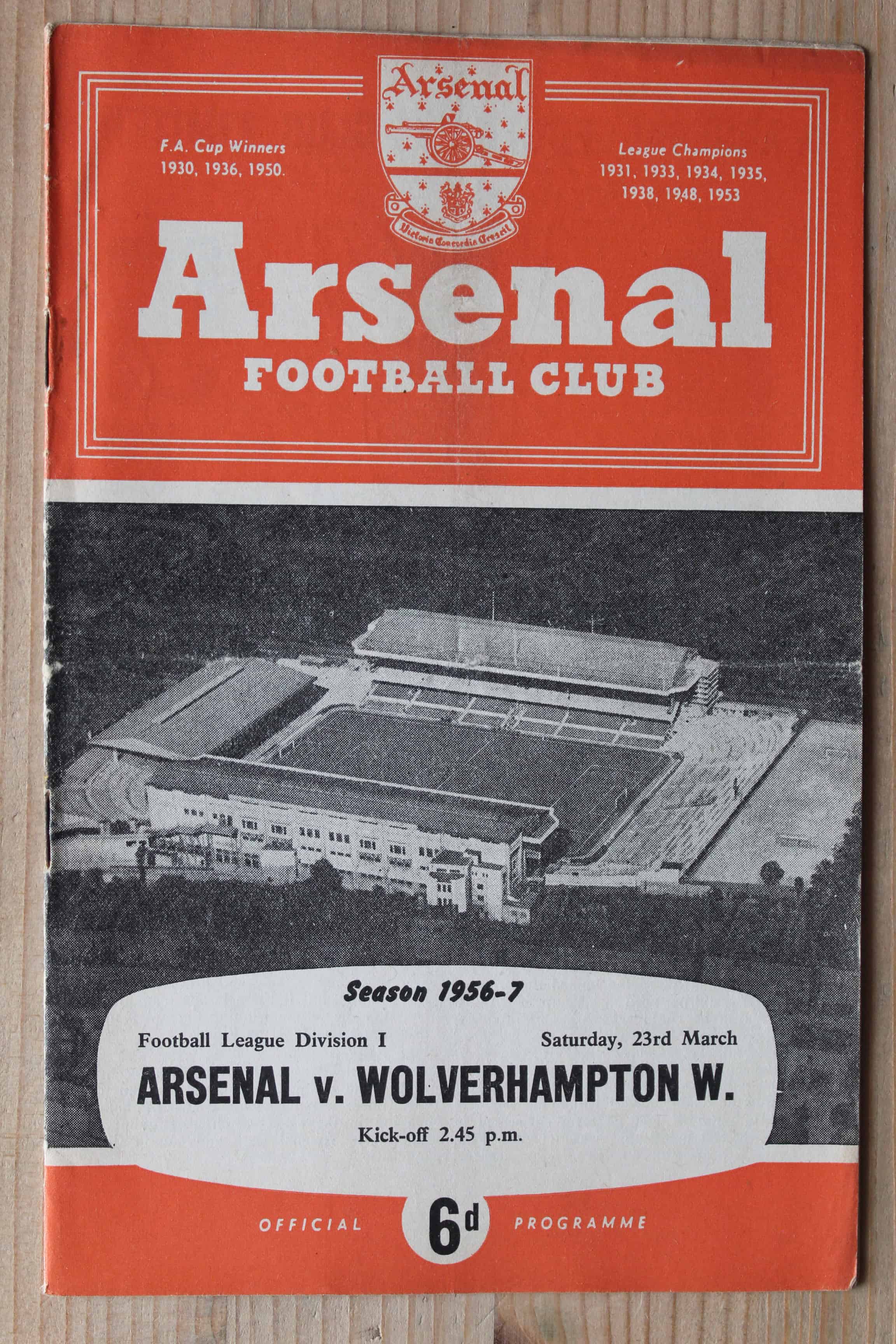 Arsenal FC v Wolverhampton Wanderers FC