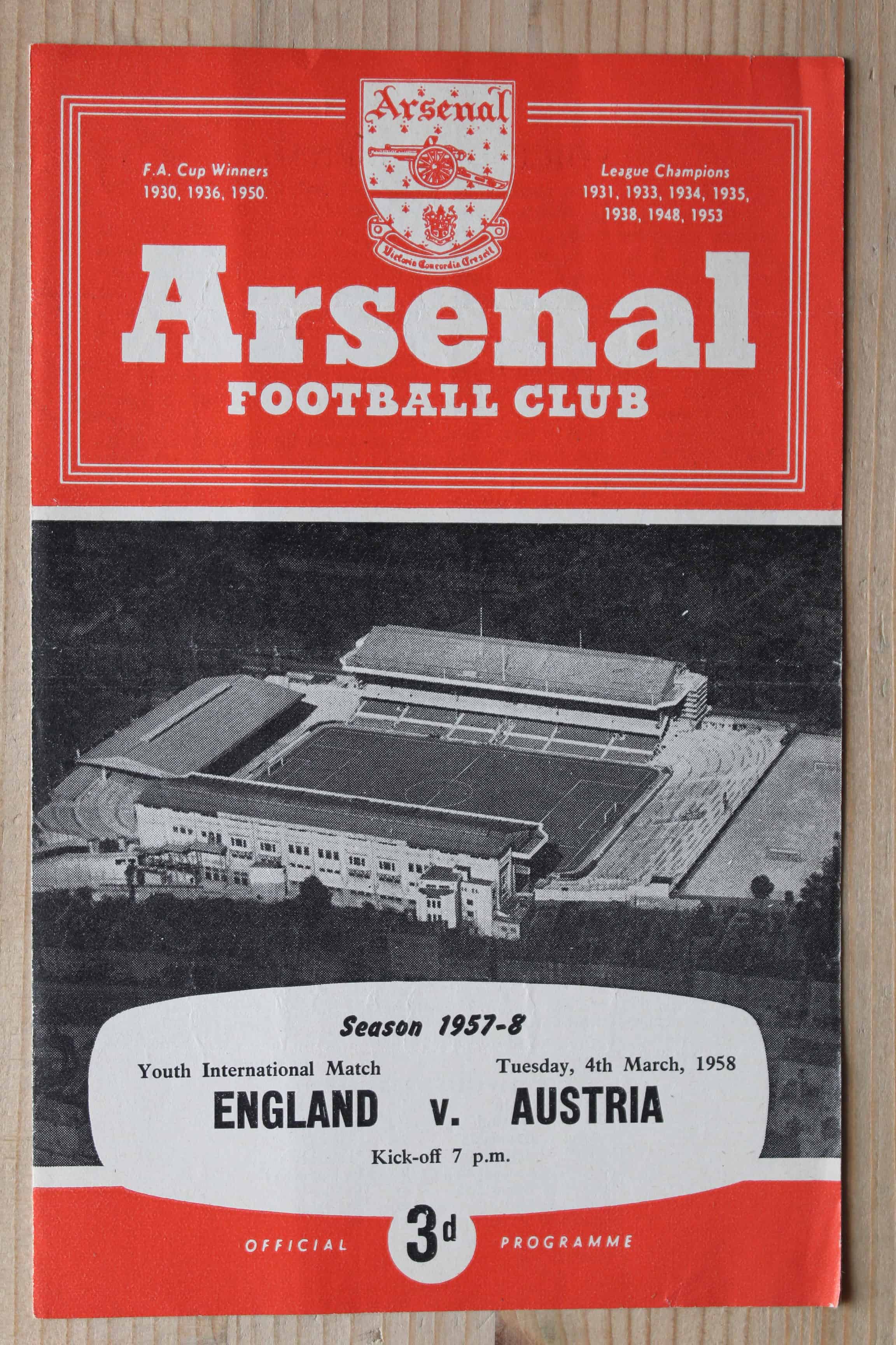 England v Austria