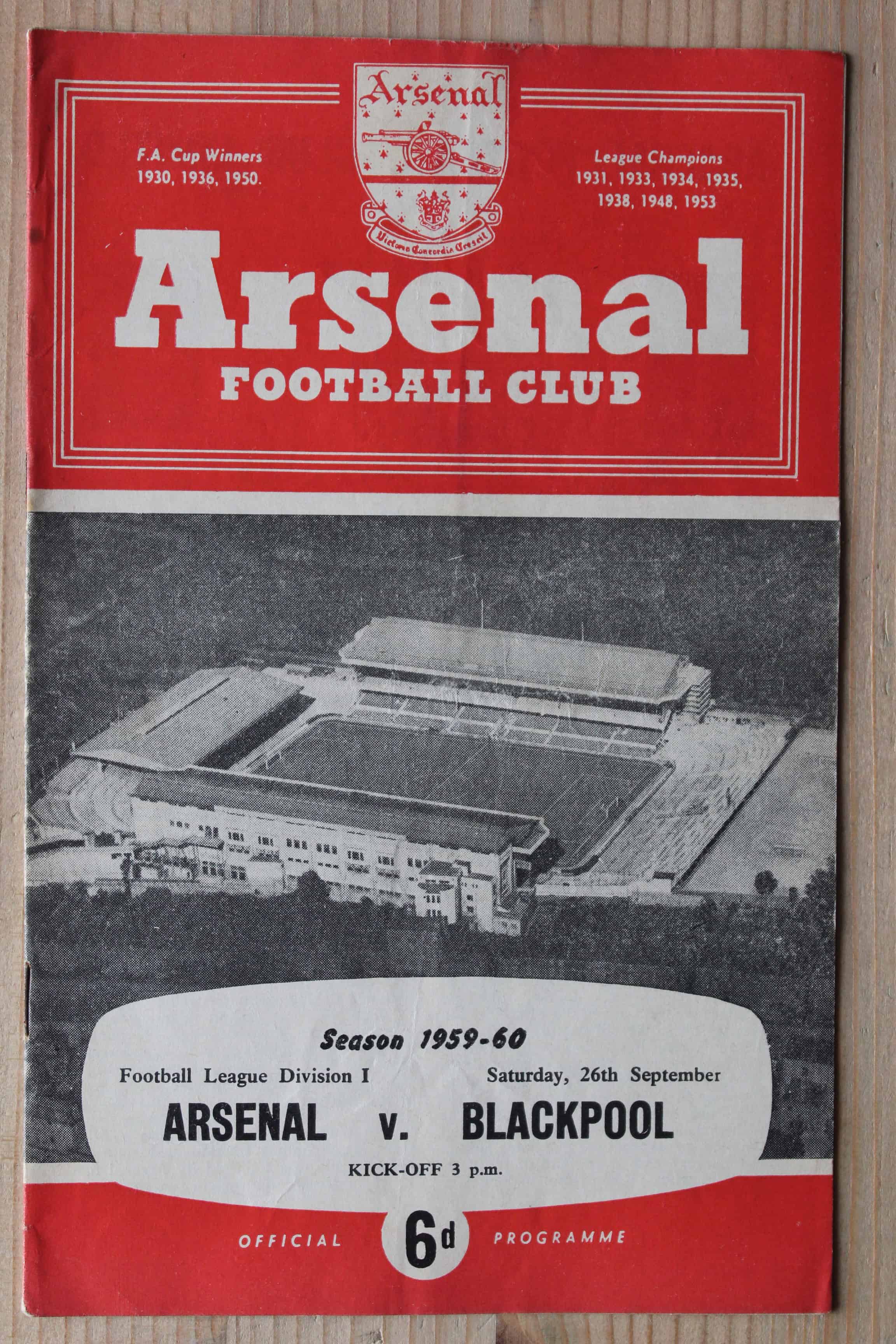 Arsenal FC v Blackpool FC