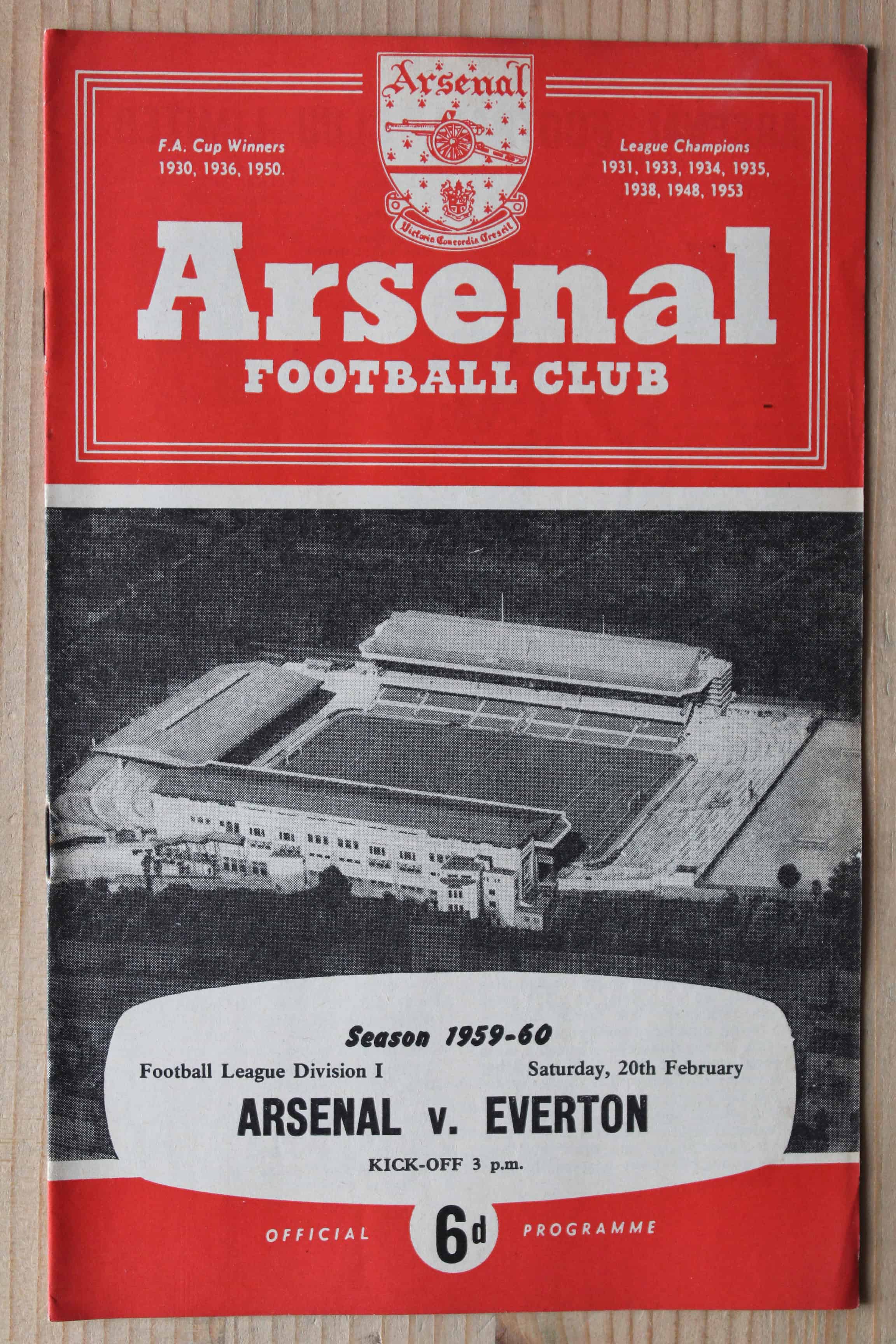 Arsenal FC v Everton FC