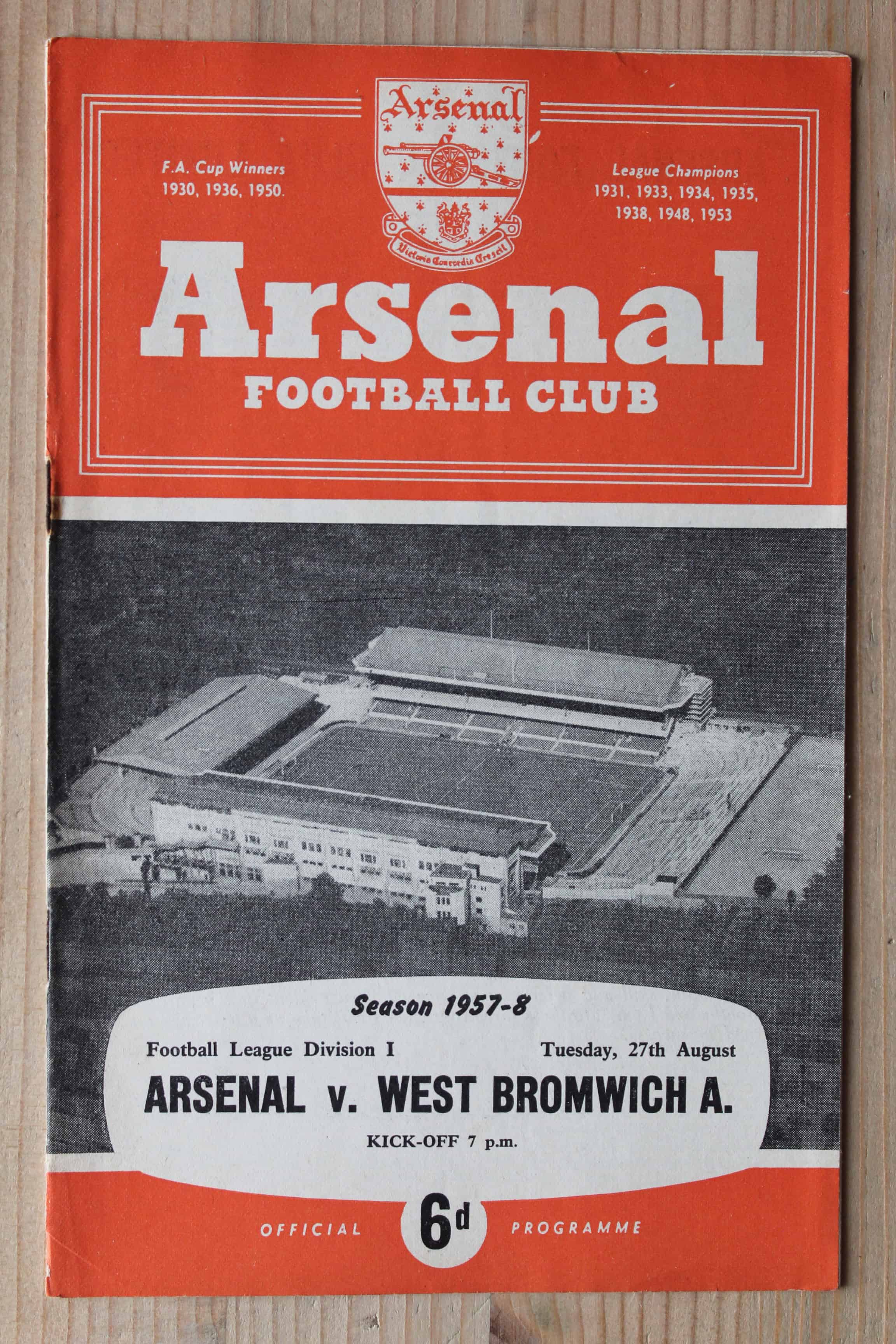 Arsenal FC v West Bromwich Albion FC 