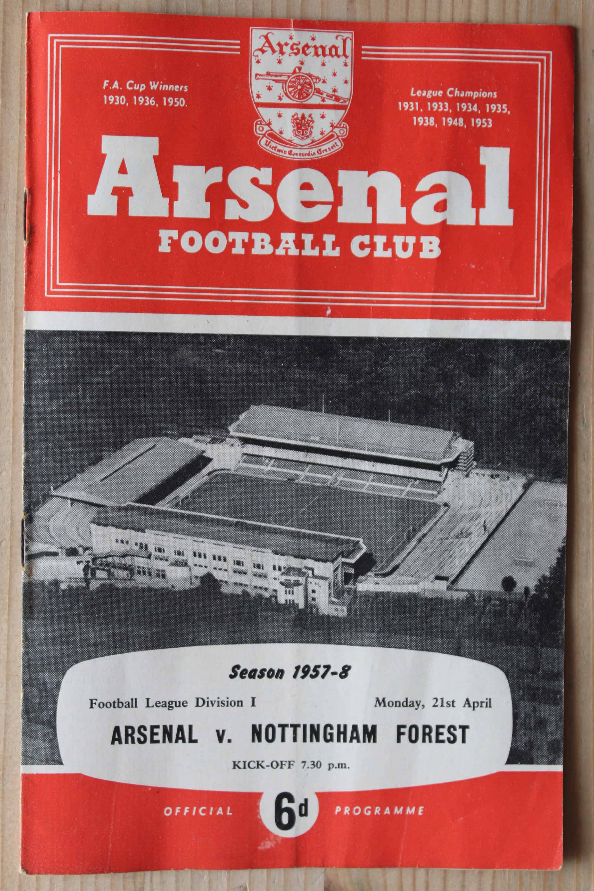 Arsenal FC v Nottingham Forest FC