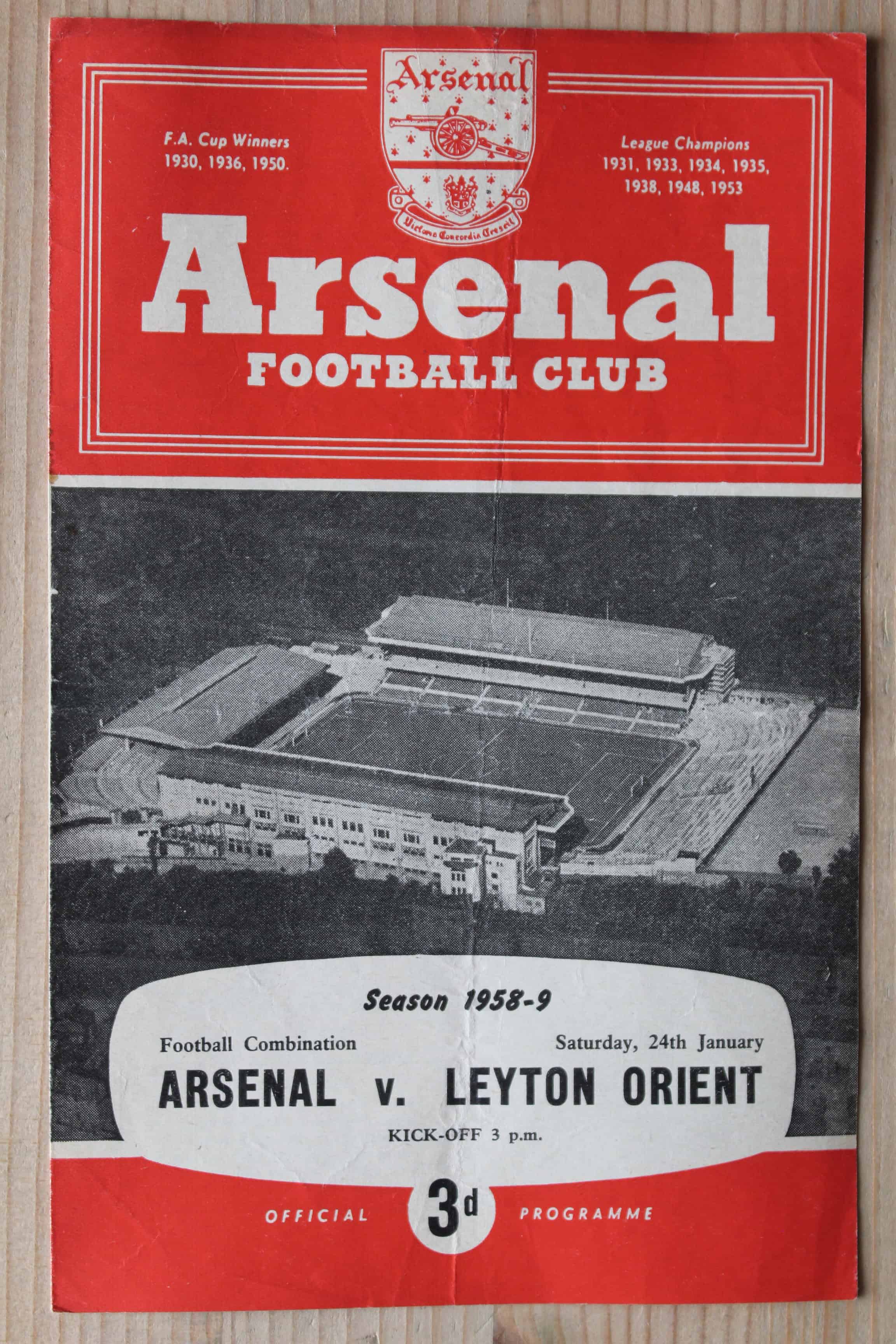 Arsenal (Res) v Leyton Orient (Res)